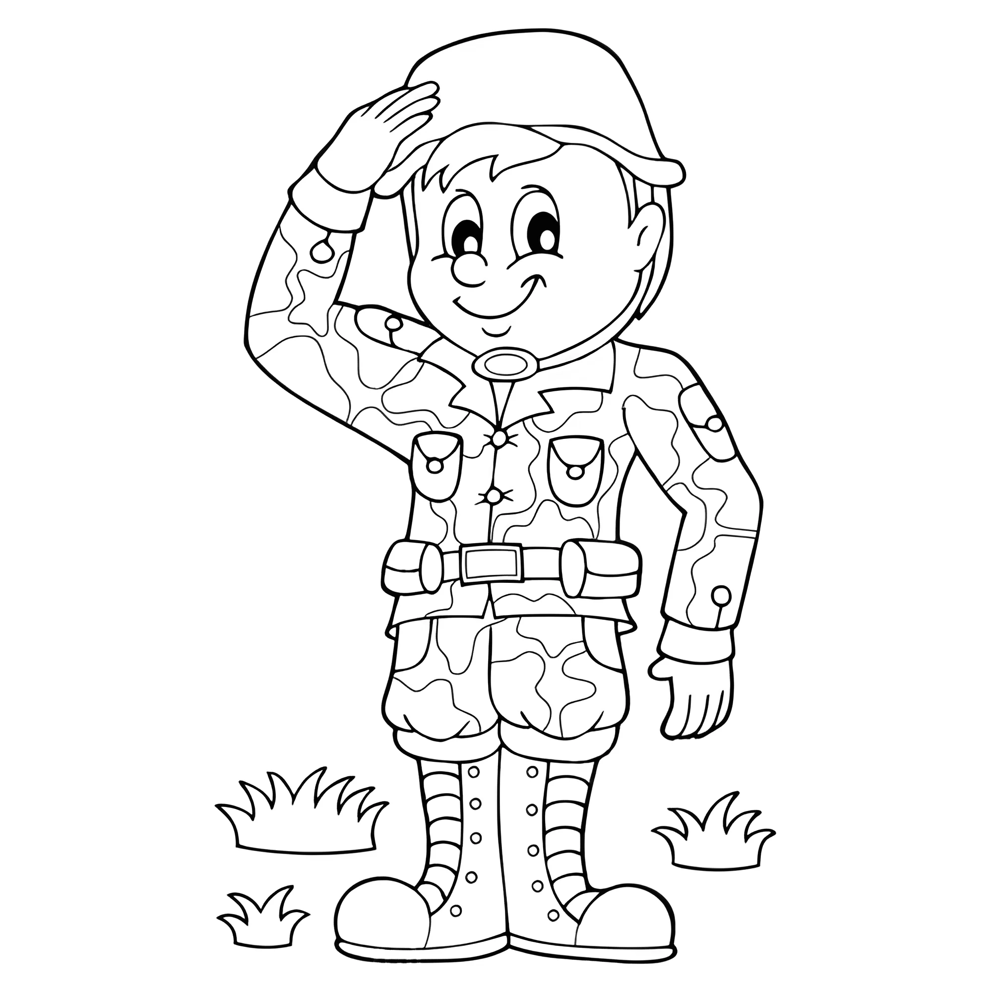 Военный №5580. Обучающие и развивающие раскраски для детского сада, для начальных классов. Профессии.