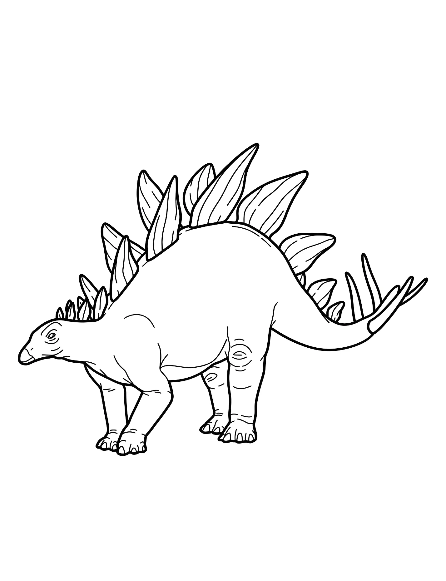 Милый детеныш стегозавра №21536. Динозавры. Стегозавр (Stegosaurus).