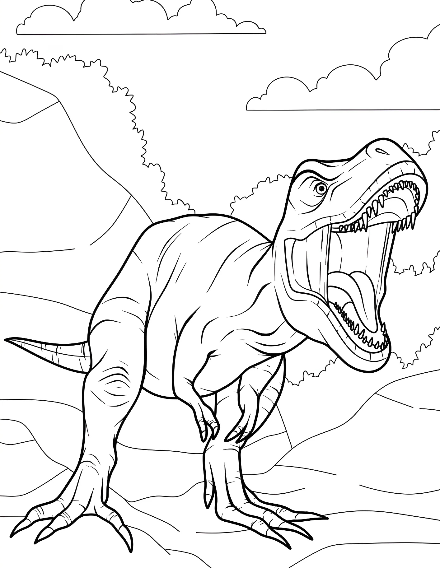 Милый тираннозавр рекс №21578. Динозавры. Тираннозавр (Tyrannosaurus rex).