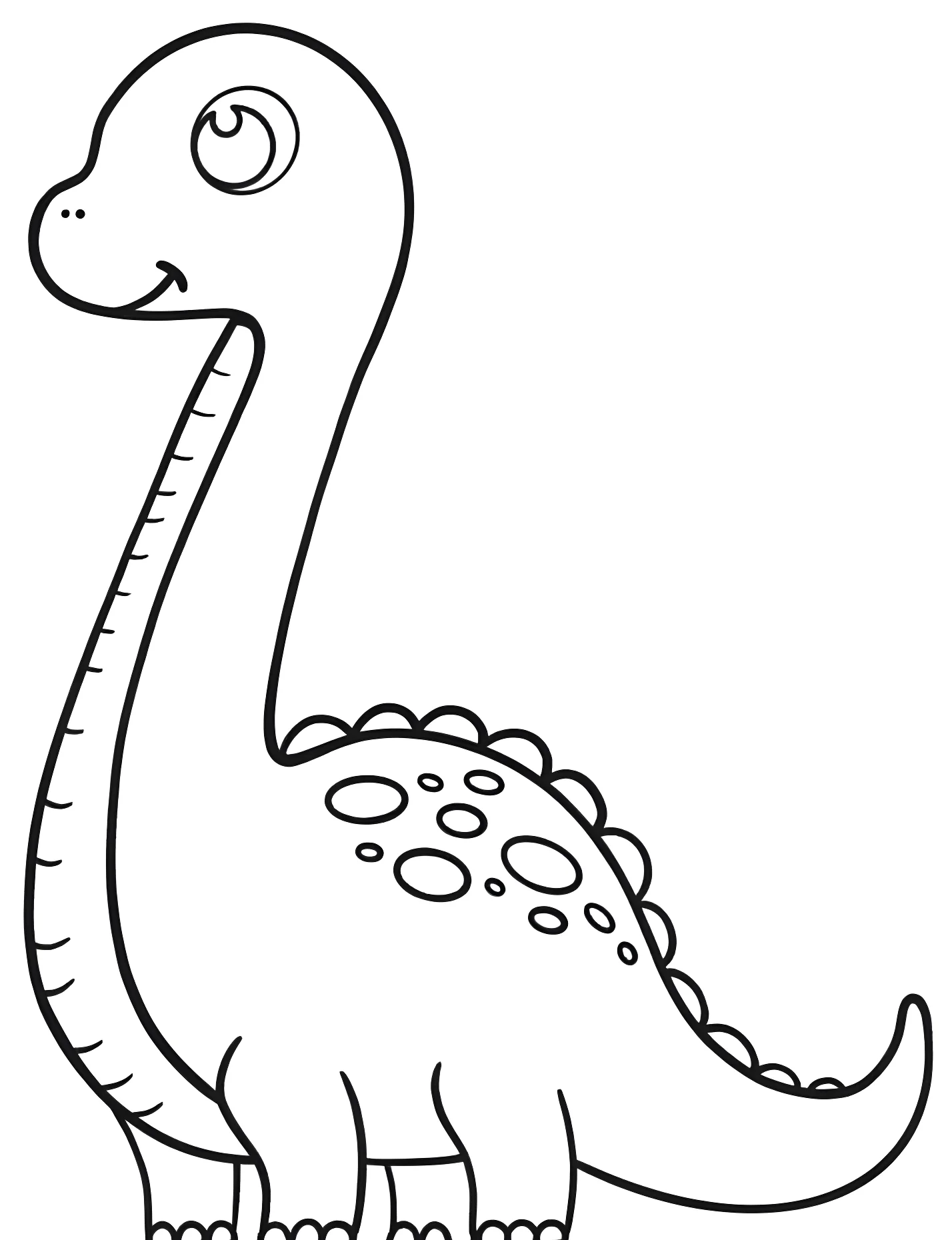 Милый брахиозавр для малышей №21340. Динозавры. Брахиозавр (Brachiosaurus).