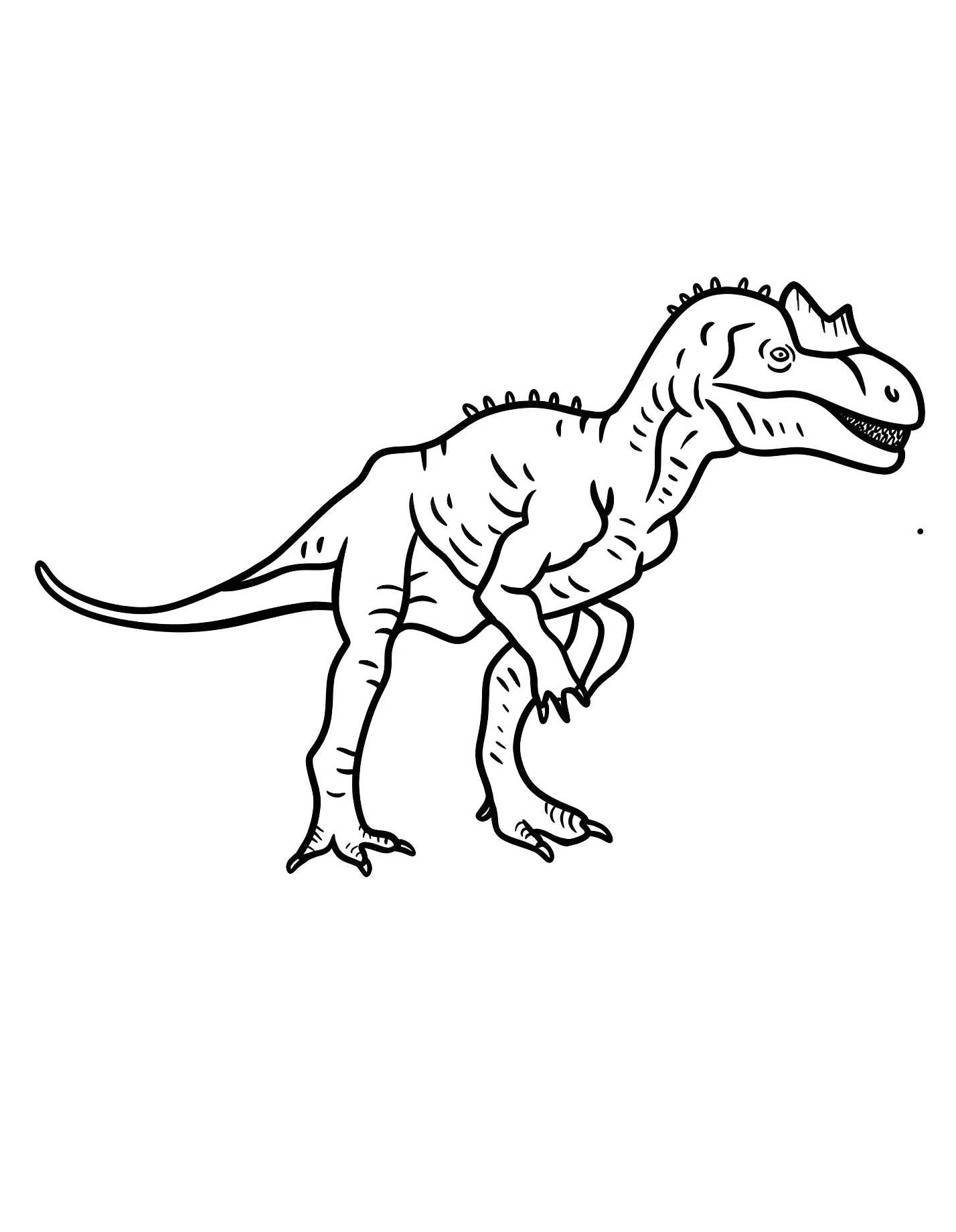 Забавный аллозавр №21292. Динозавры. Аллозавр (Allosaurus).