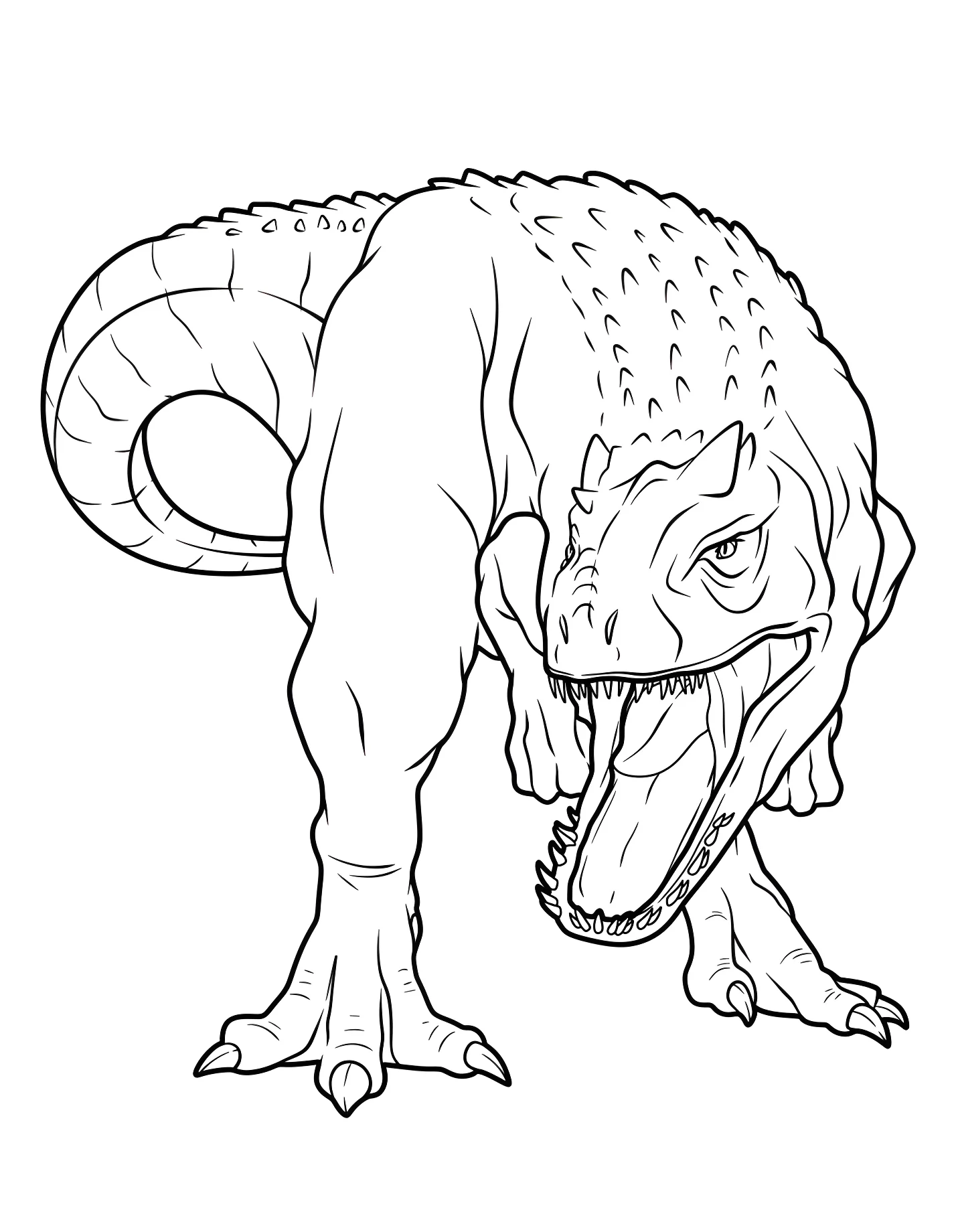 Веселый индозавр №21419. Динозавры. Индоминус Рекс (Indominus Rex).