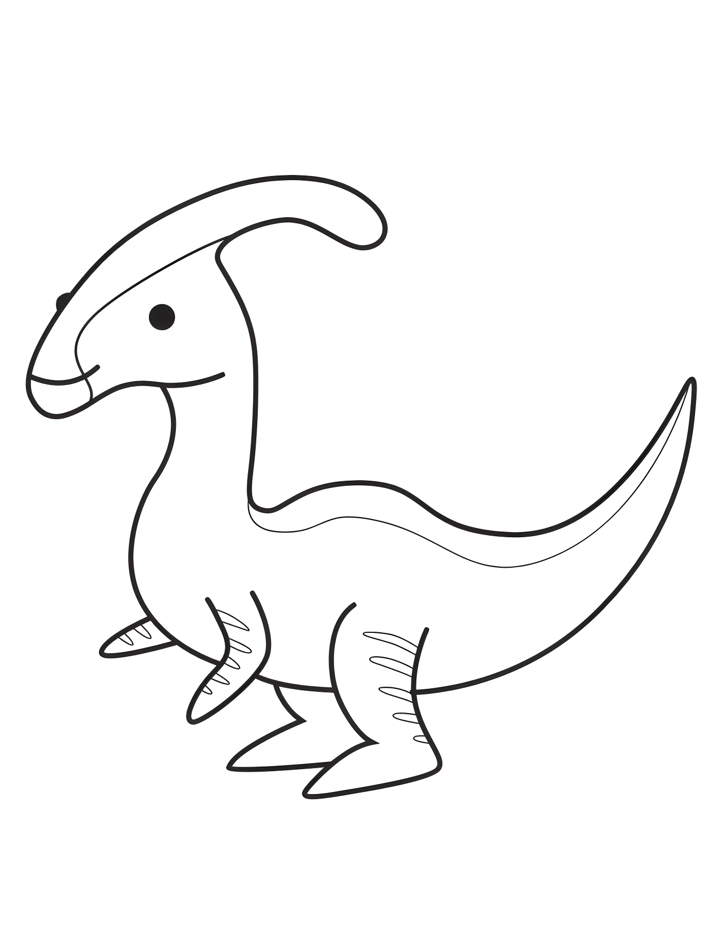 Милый паразауролоф №21479. Динозавры. Паразавролоф (Parasaurolophus).