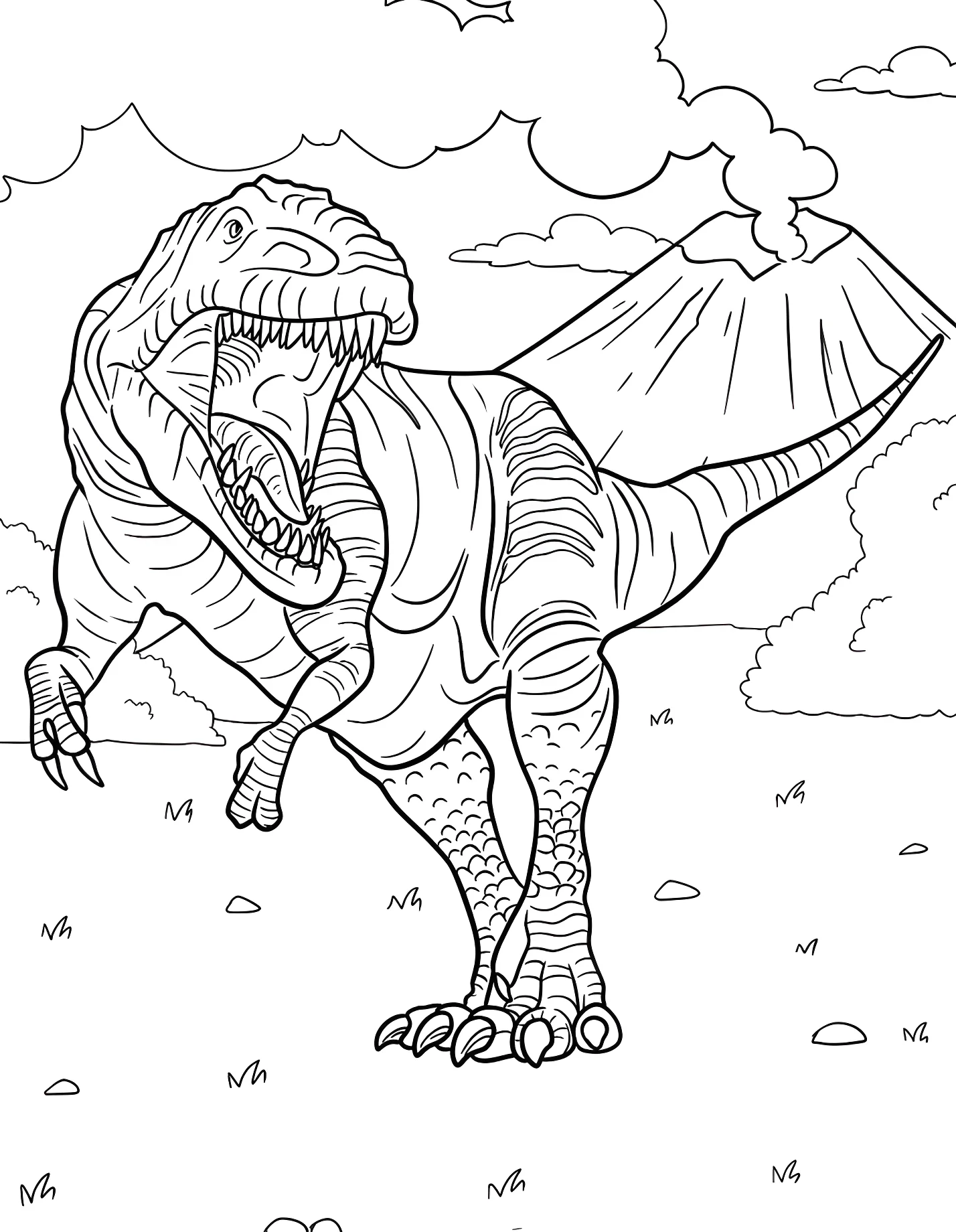 Гигантский тираннозавр №21405. Динозавры. Гигантозавр (Giganotosaurus).