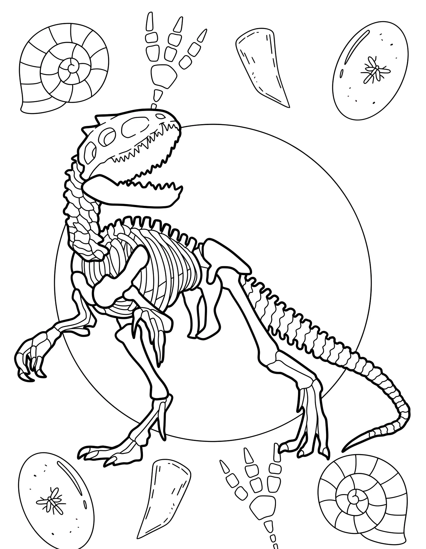 Скелет Индоминус Рекс №21423. Динозавры. Индоминус Рекс (Indominus Rex).