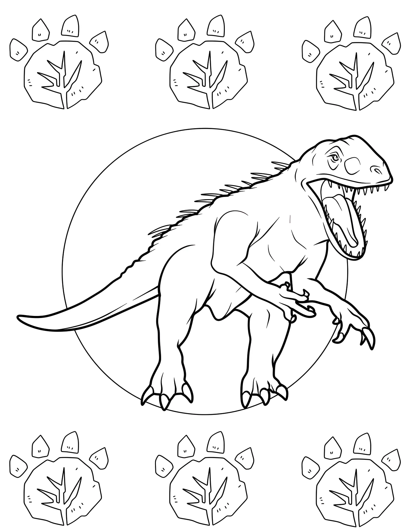 Забавный индоминор №21425. Динозавры. Индоминус Рекс (Indominus Rex).