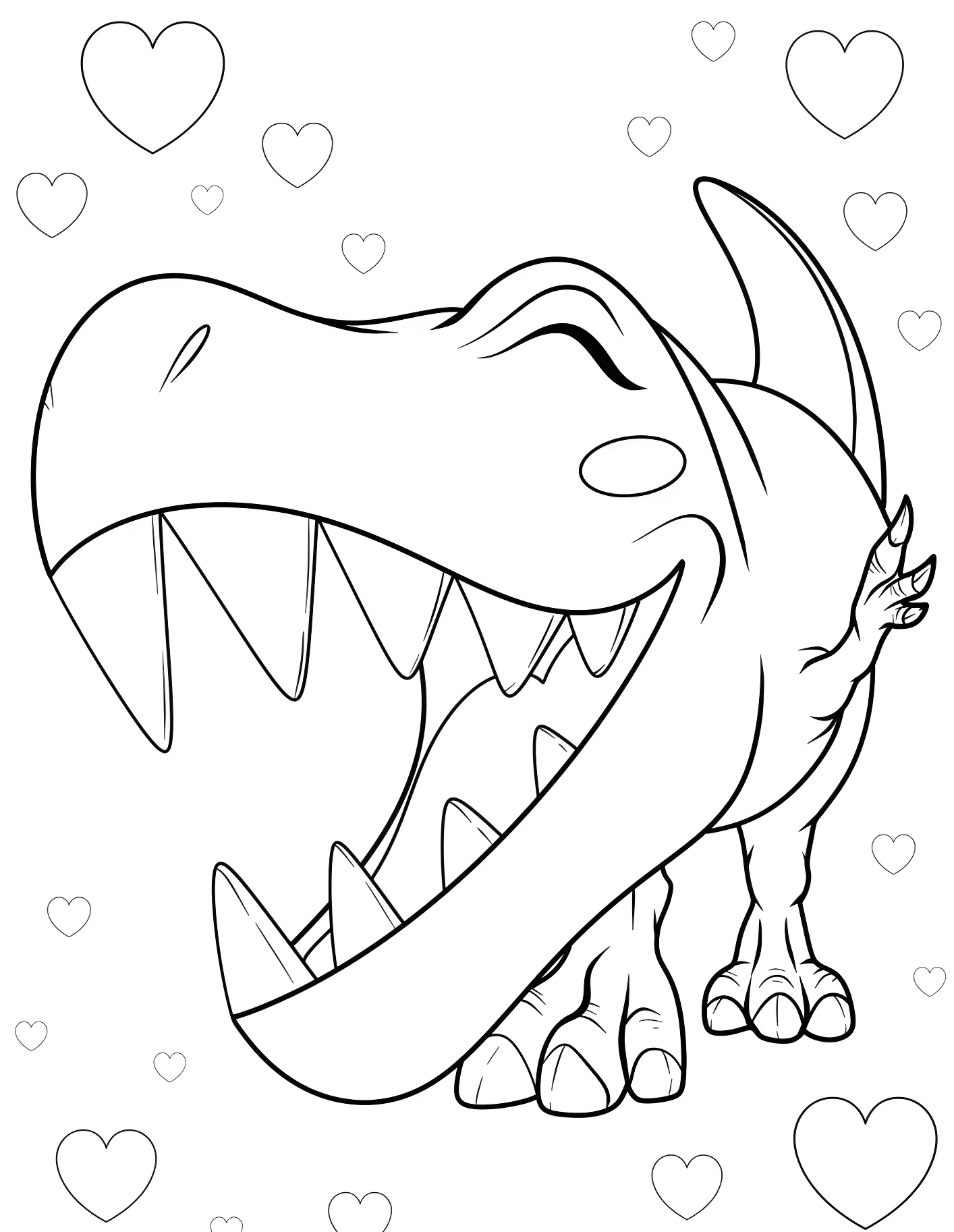 Милый динозавр Тираннозавр Рекс №21587. Динозавры. Тираннозавр (Tyrannosaurus rex).