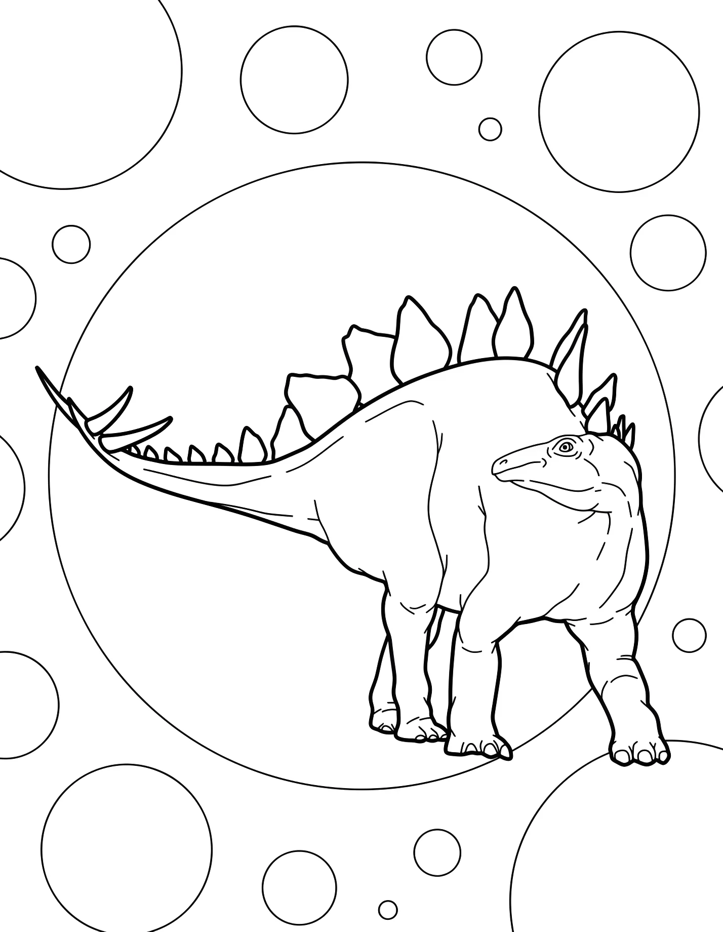 Большой стегозавр №21544. Динозавры. Стегозавр (Stegosaurus).
