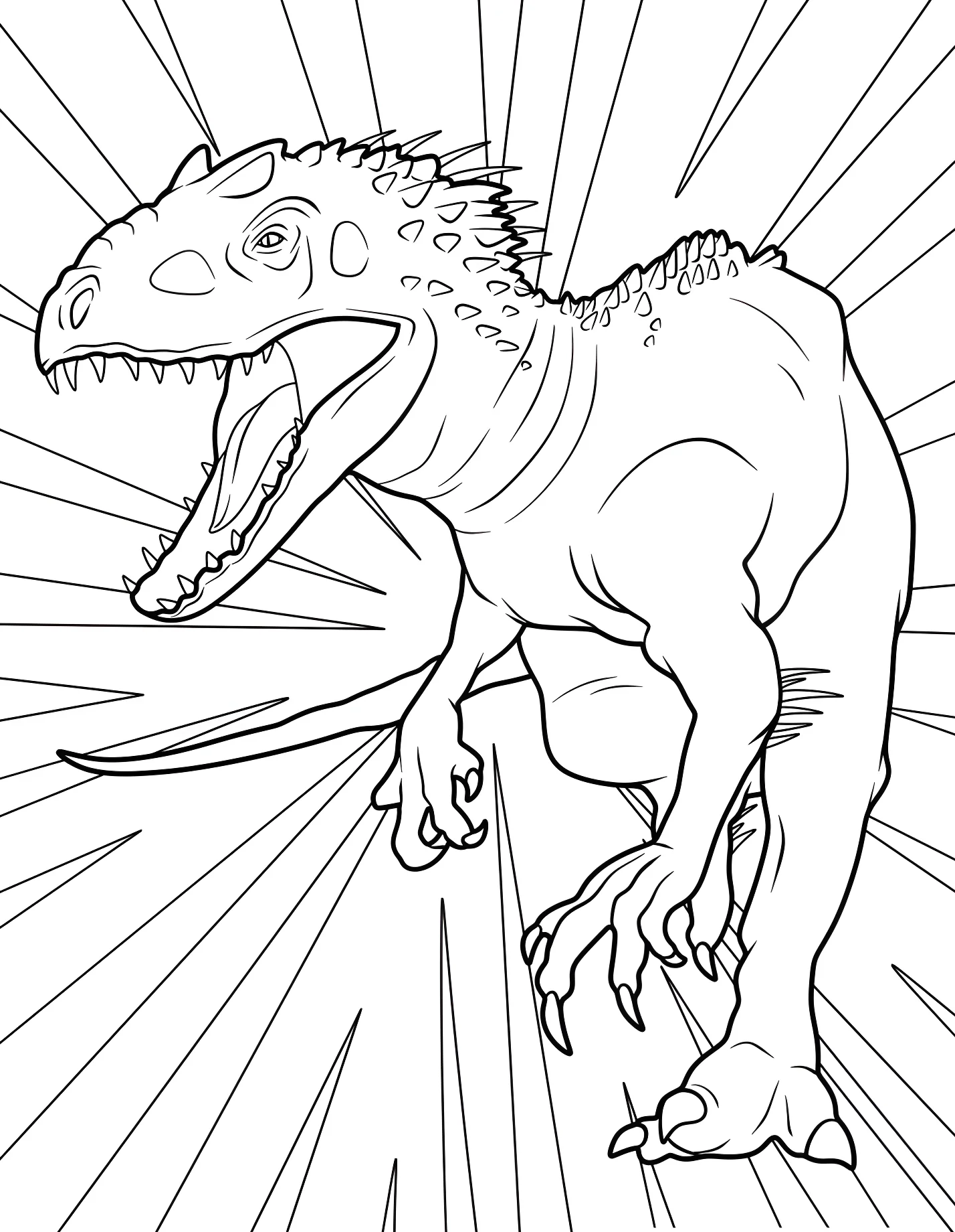 Веселый Индоминор Рекс №21430. Динозавры. Индоминус Рекс (Indominus Rex).