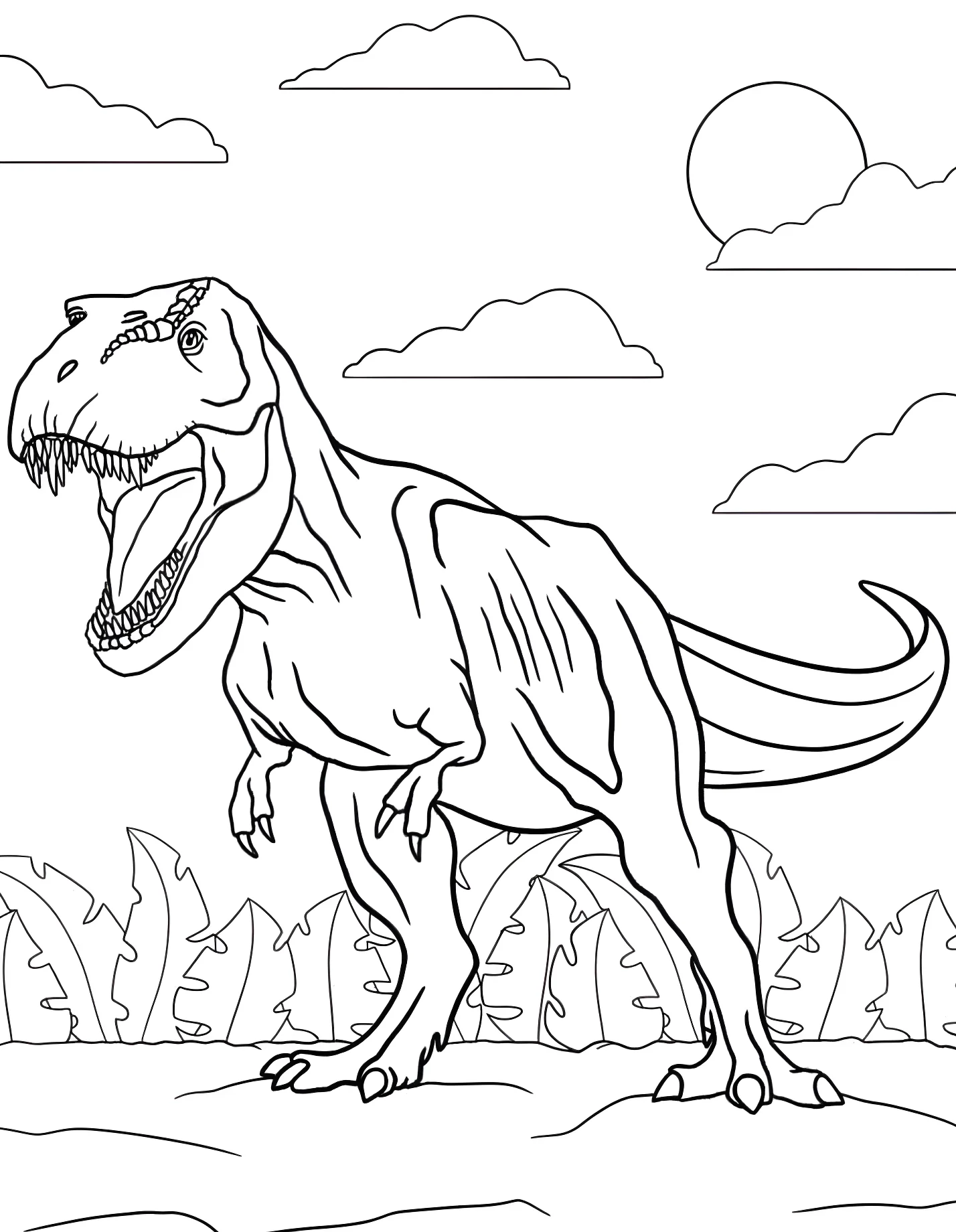 Веселый тираннозавр №21454. Динозавры. Парк юрского периода (Jurassic Park).