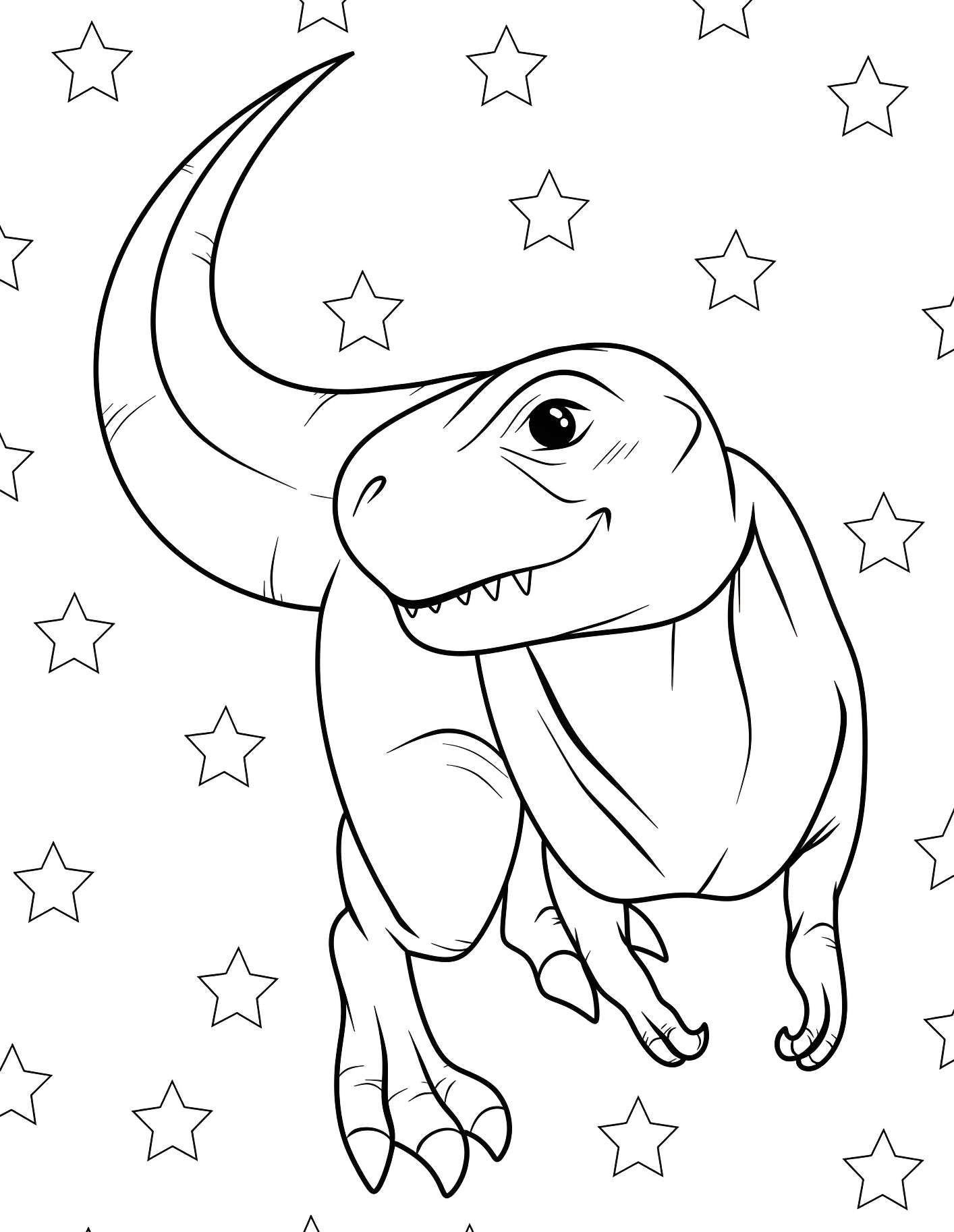 Милый динозавр тираннозавр №21597. Динозавры. Тираннозавр (Tyrannosaurus rex).