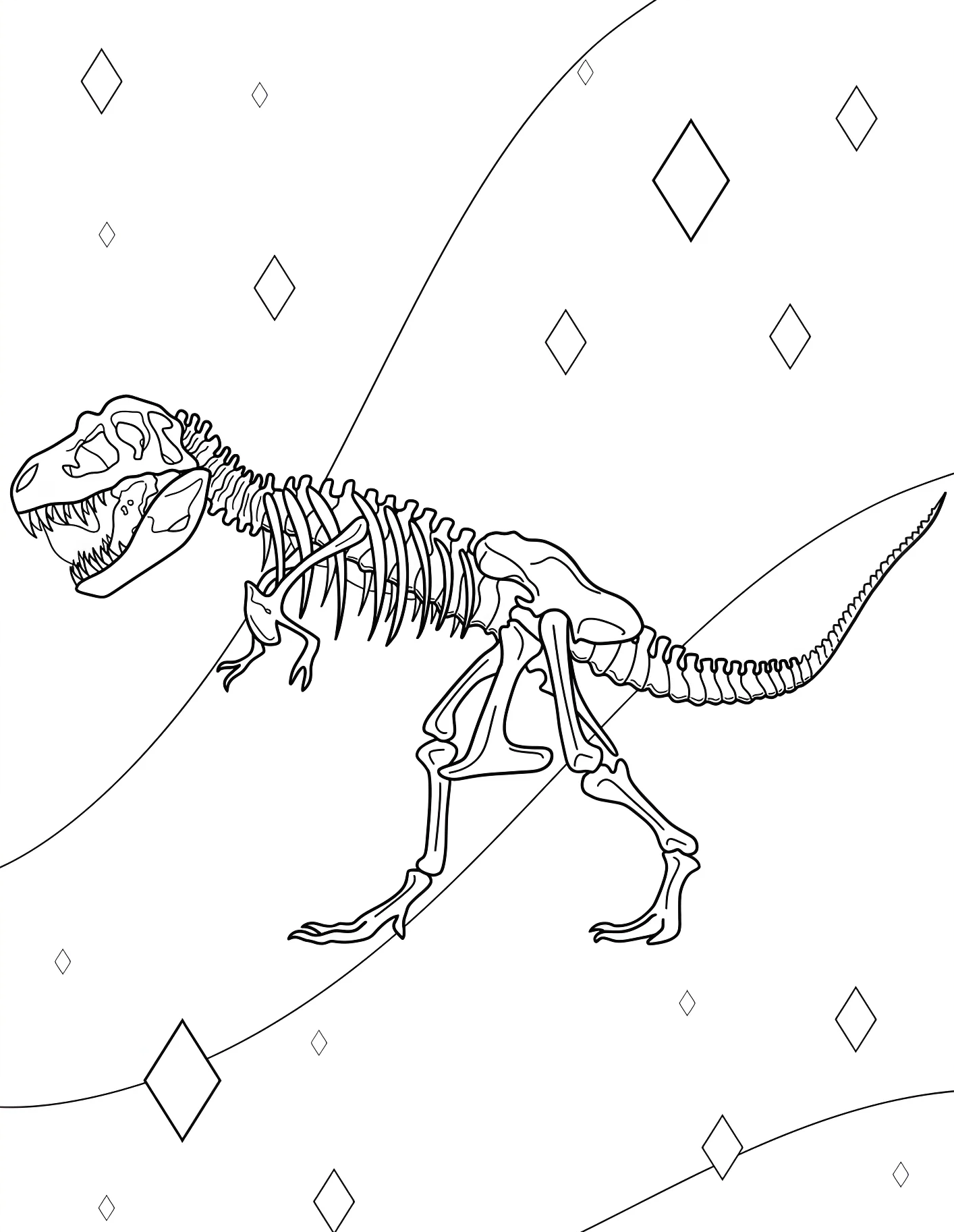 Скелет тираннозавра №21600. Динозавры. Тираннозавр (Tyrannosaurus rex).