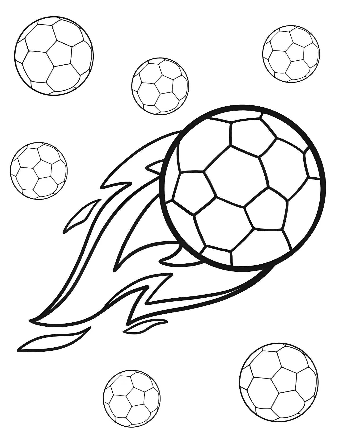 Веселый футбол №9997. Раскраски для девочек по категориям. Футбол (Soccer).