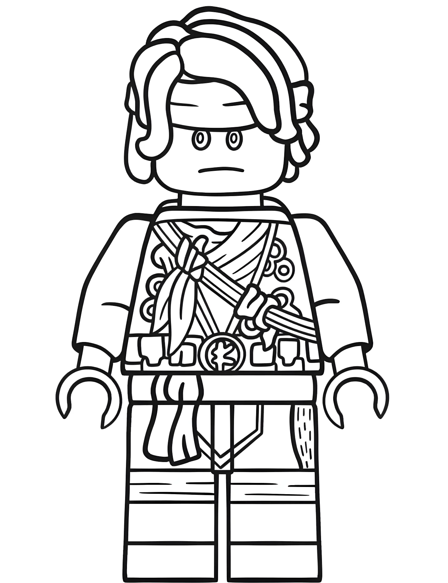 Лыод Лего №8614. Раскраски для девочек по категориям. ЛЕГО Ниндзяго (LEGO Ninjago).