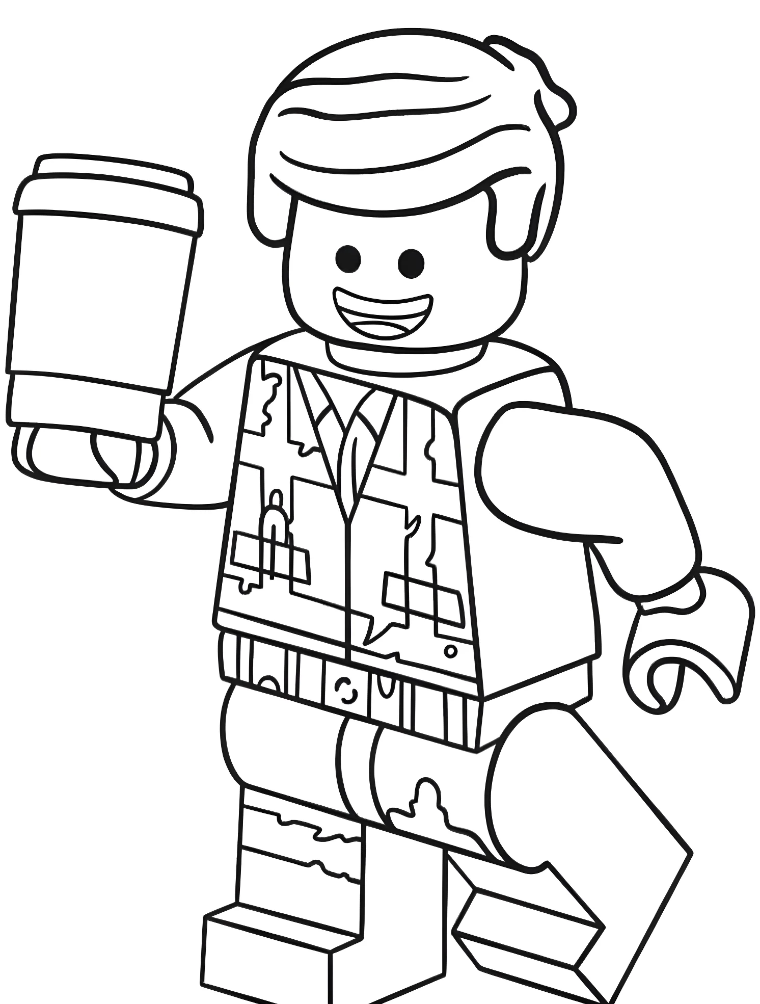 Эммет из Лего №6662. Раскраски для мальчиков по категориям. Лего (LEGO).