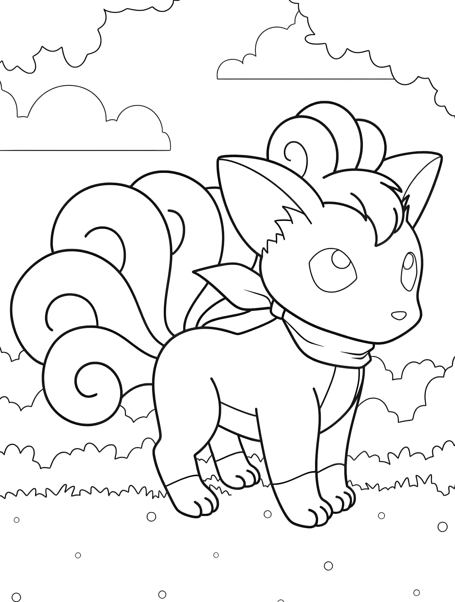 Милый Пикачу №7135. Раскраски для мальчиков по категориям. Покемоны (Pokémon).