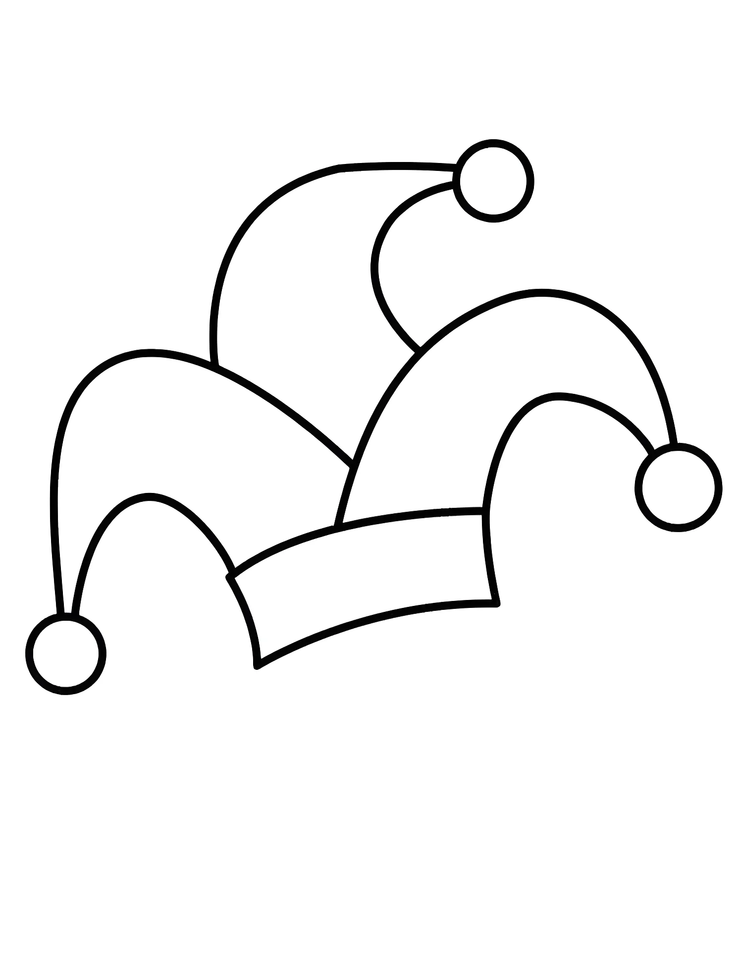 Забавный колпак №5386. Раскраски для мальчиков по категориям. Клоун (Clown).