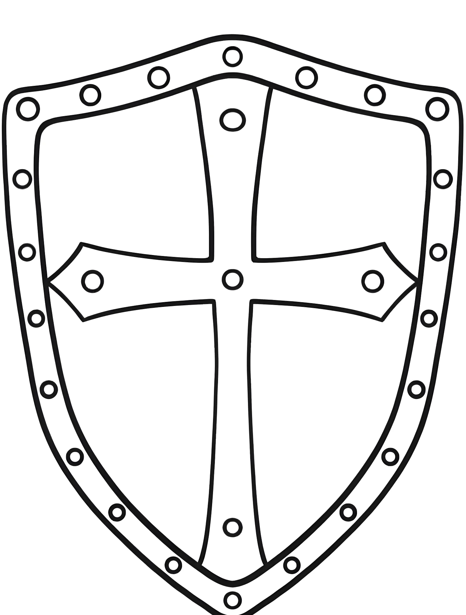 Герб рыцаря №6614. Раскраски для мальчиков по категориям. Рыцарь (Knight).