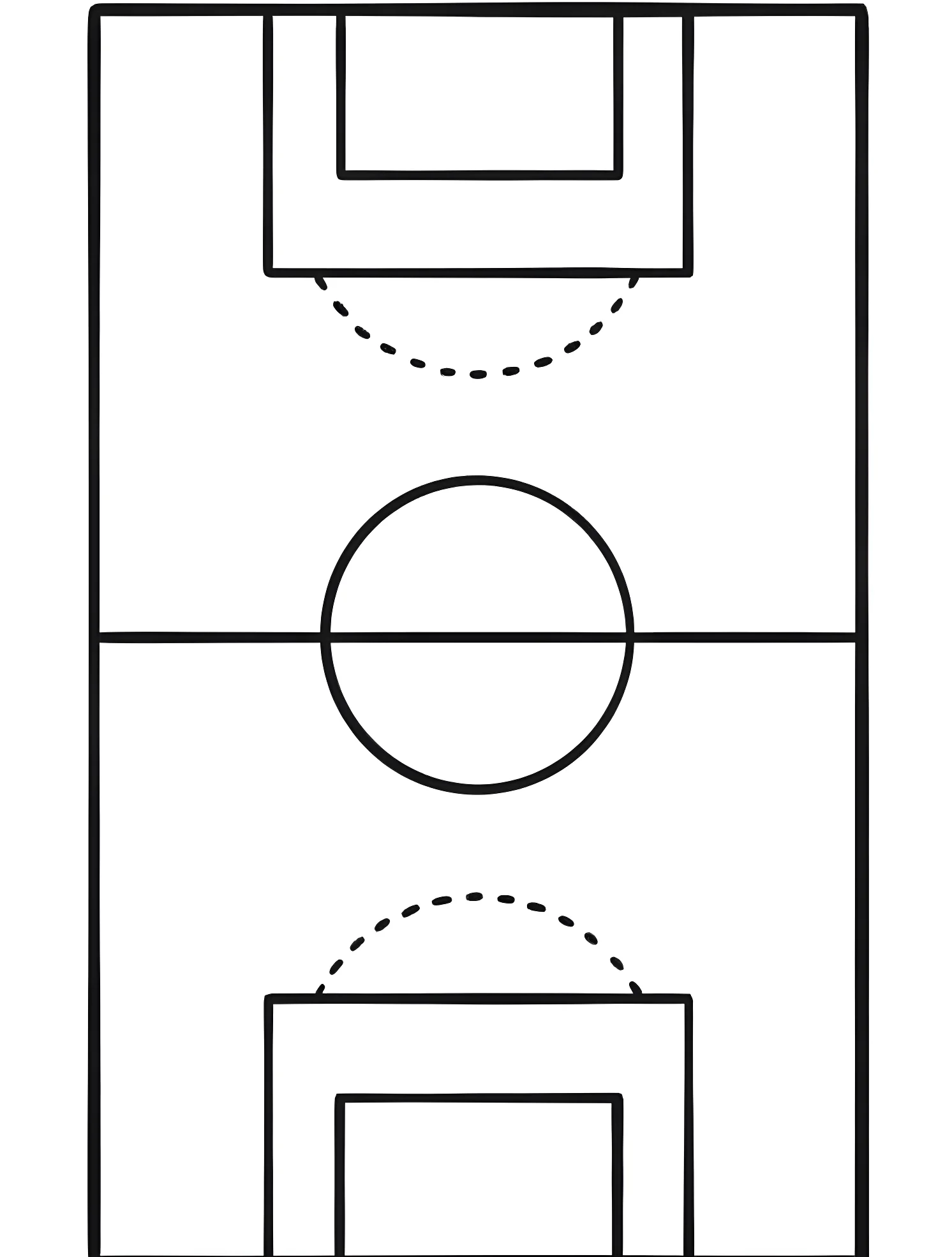 Футбольное поле №7453. Раскраски для мальчиков по категориям. Футбол (Soccer).