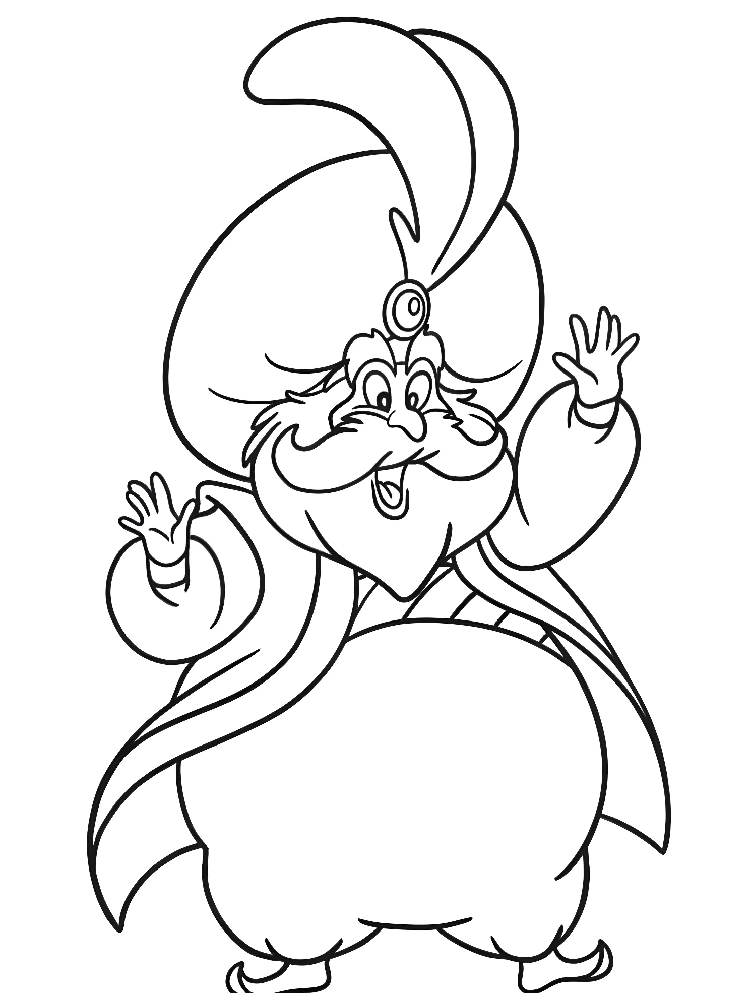 Добрый Султан №4717. Раскраски для мальчиков по категориям. Аладдин (Aladdin).