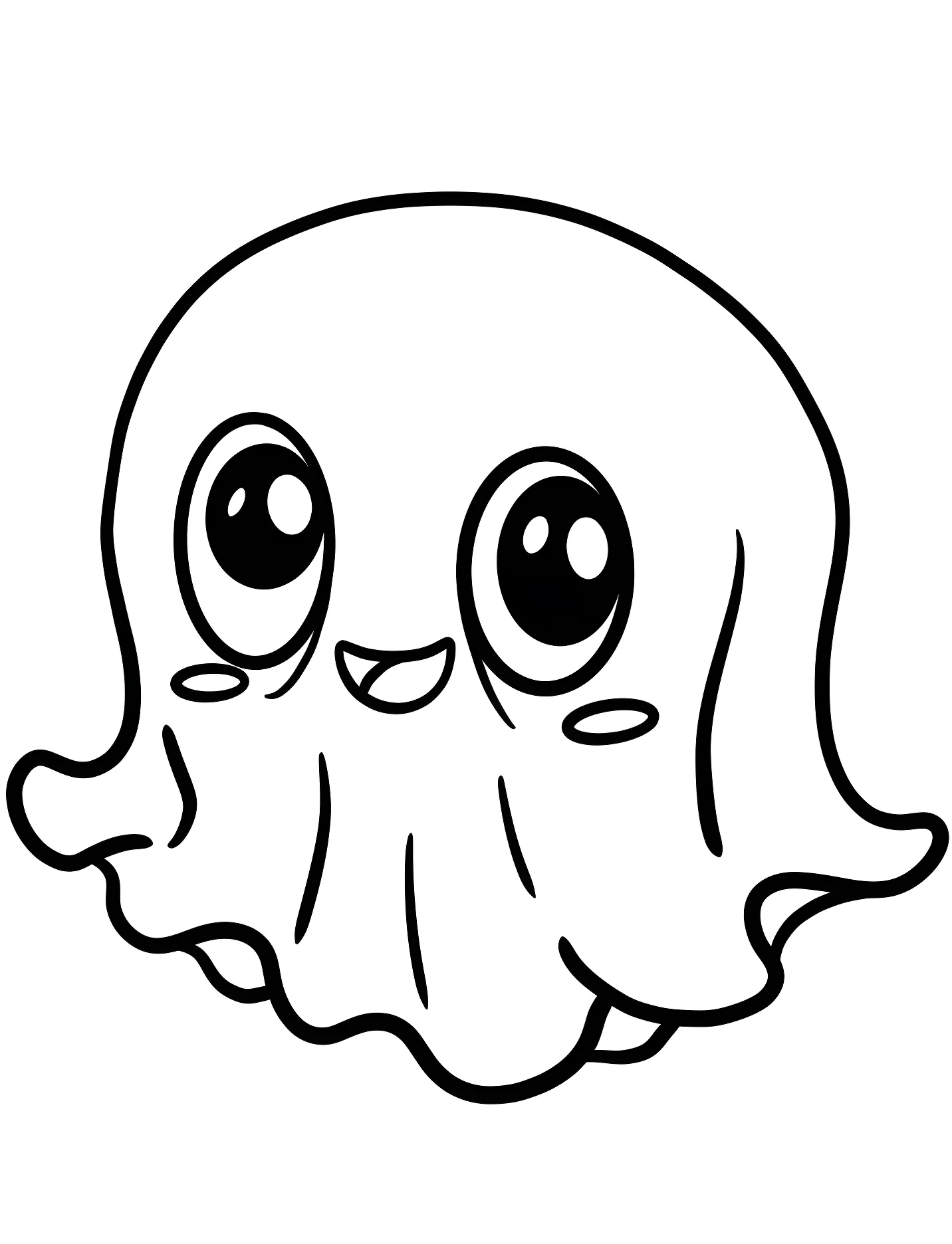 Милый призрак для самых маленьких №16766. Хэллоуин (Halloween). Привидения.