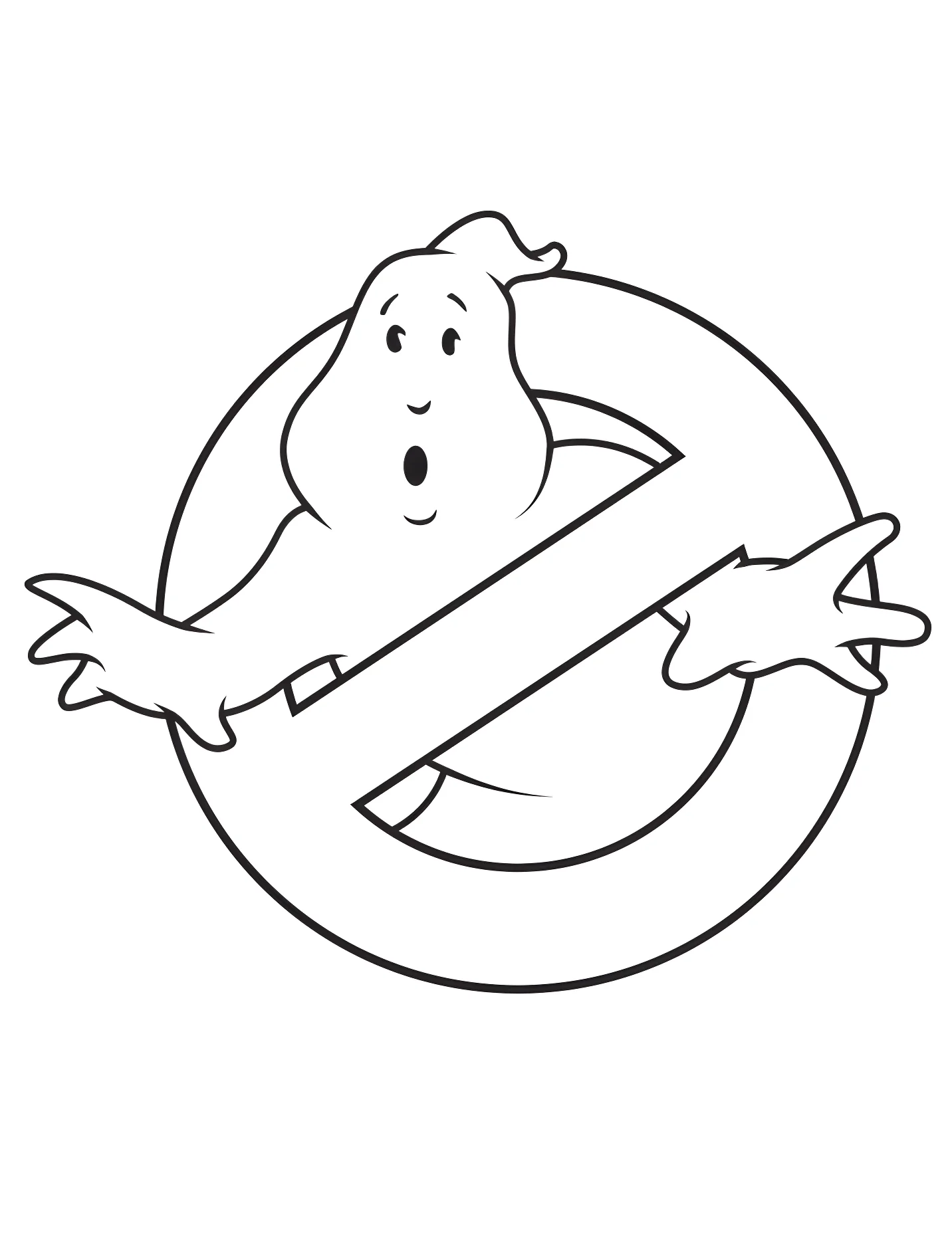 Милый призрак для детей №16817. Хэллоуин (Halloween). Охотники за привидениями (Ghostbusters).