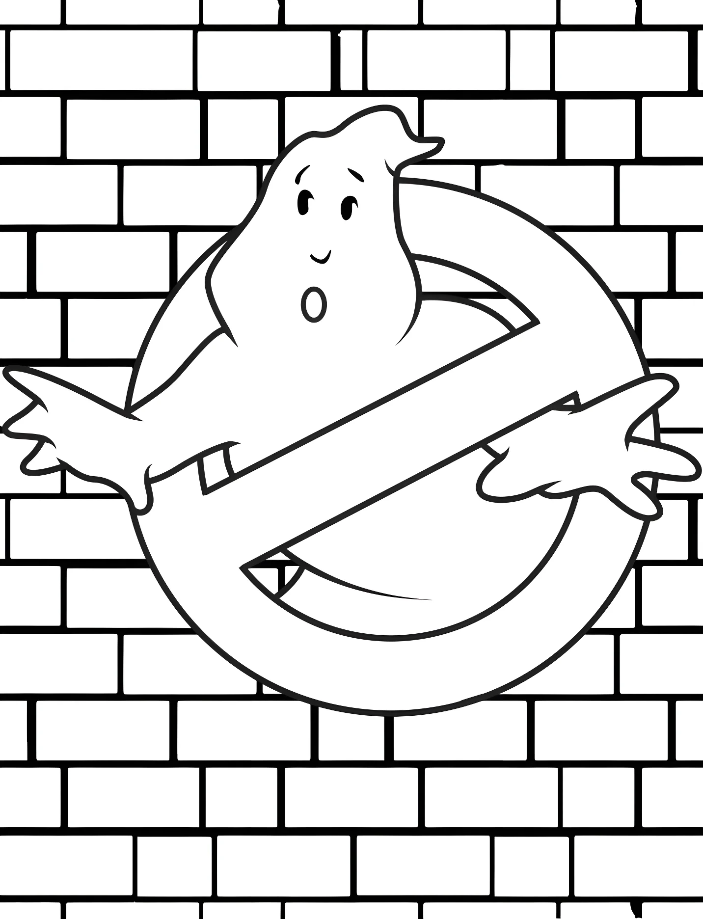 Логотип охотников за привидениями для детей №16779. Хэллоуин (Halloween). Привидения.
