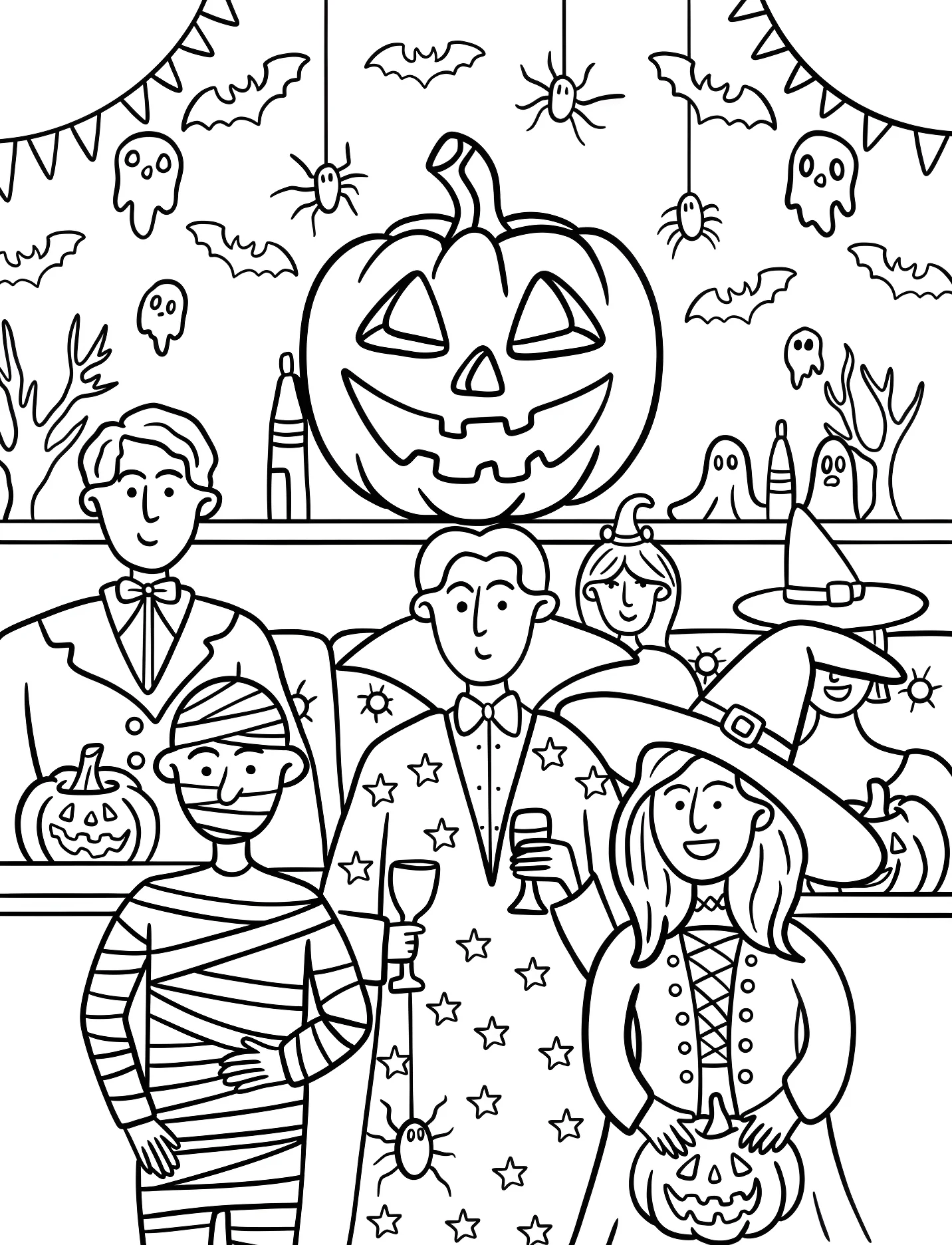 Хэллоуин вечеринка с тыквой для детей №17113. Хэллоуин (Halloween). Светильники Джека.