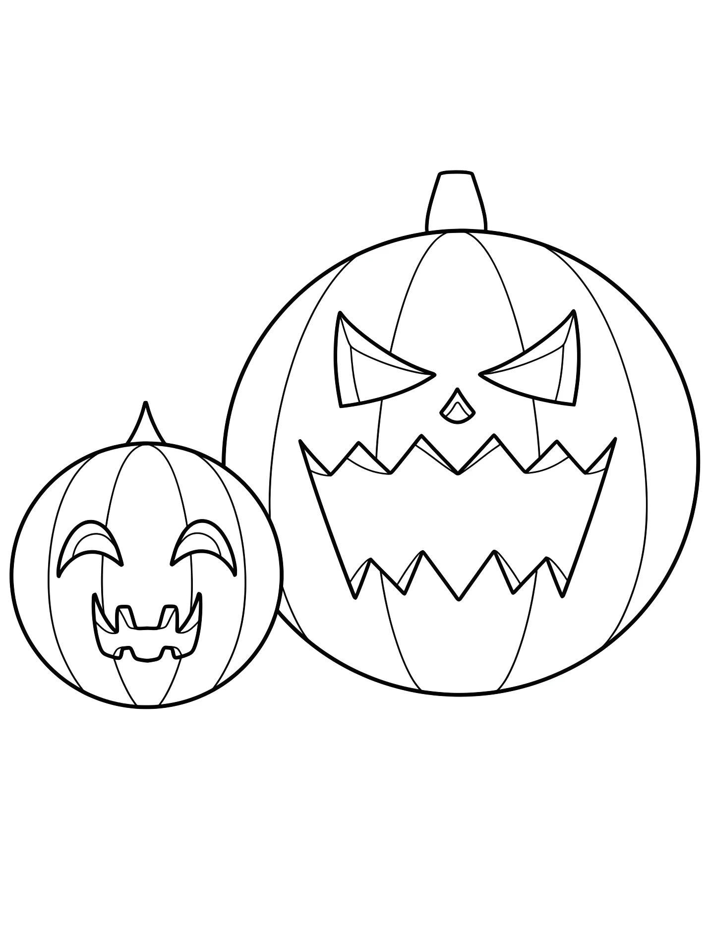 Забавные тыквы для детей №17442. Хэллоуин (Halloween). Тыквы.