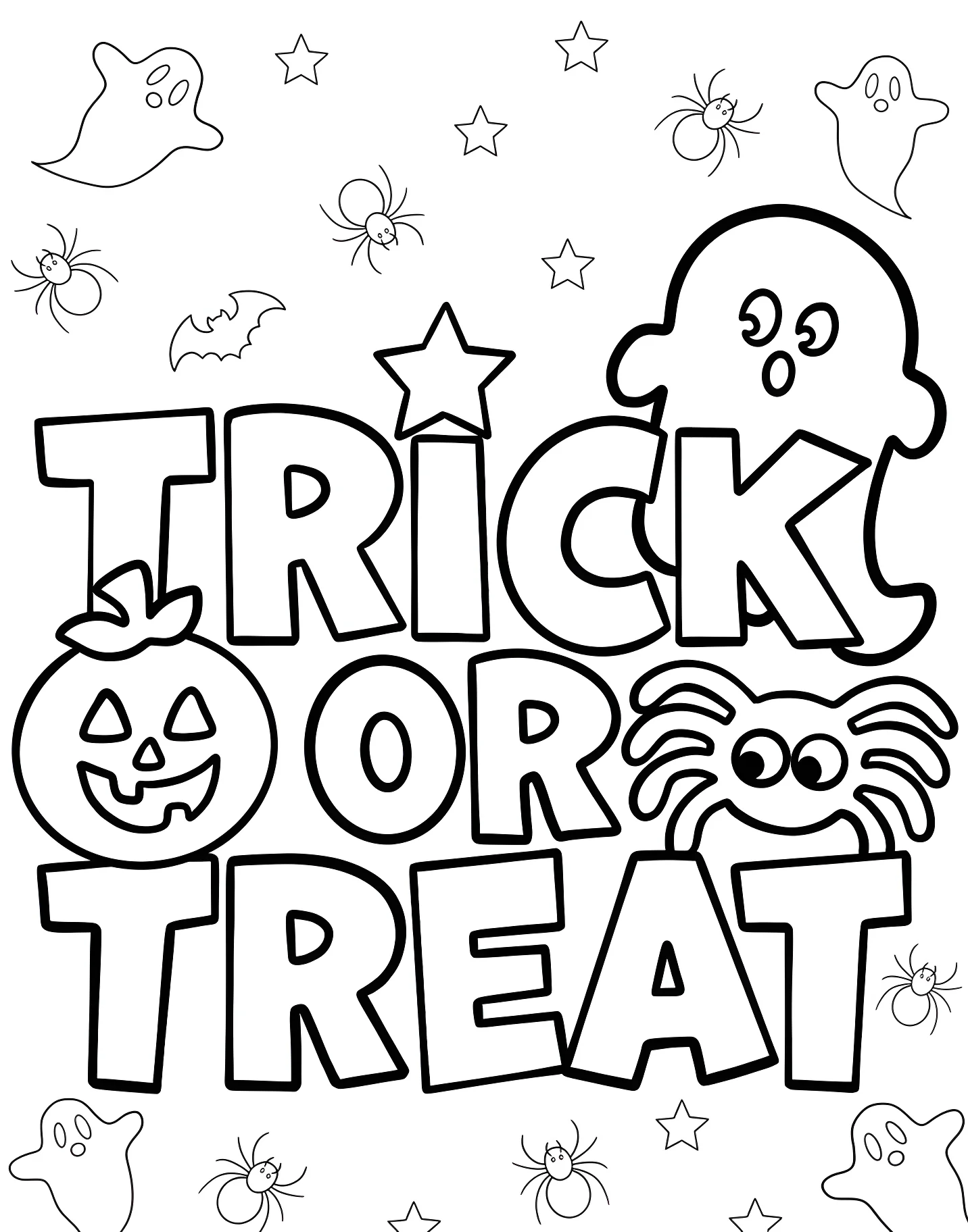 Забавные слова Trick or Treat для детей №17671. Хэллоуин (Halloween). Кошелек или жизнь.