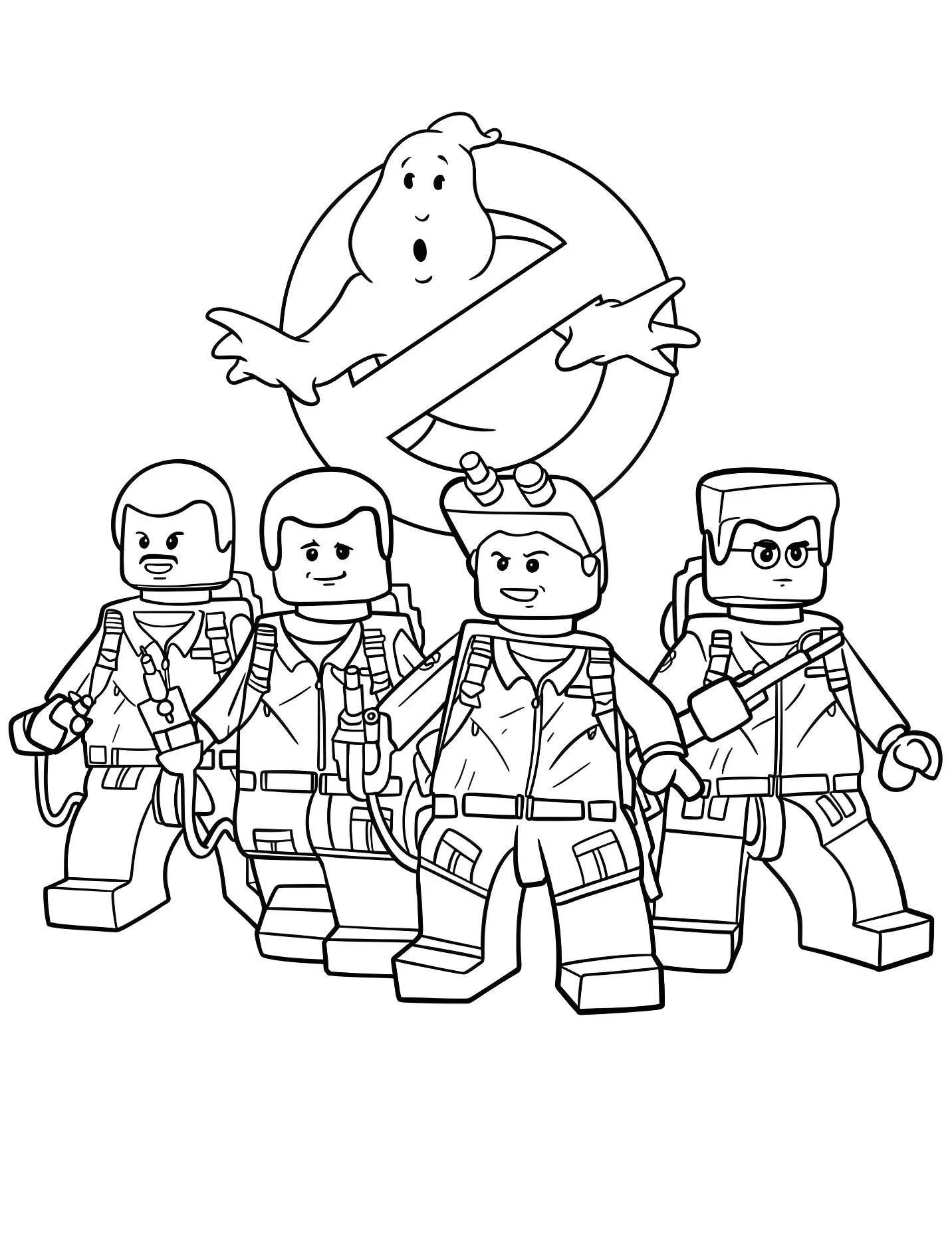 Приключения охотников за привидениями Lego №16826. Хэллоуин (Halloween). Охотники за привидениями (Ghostbusters).