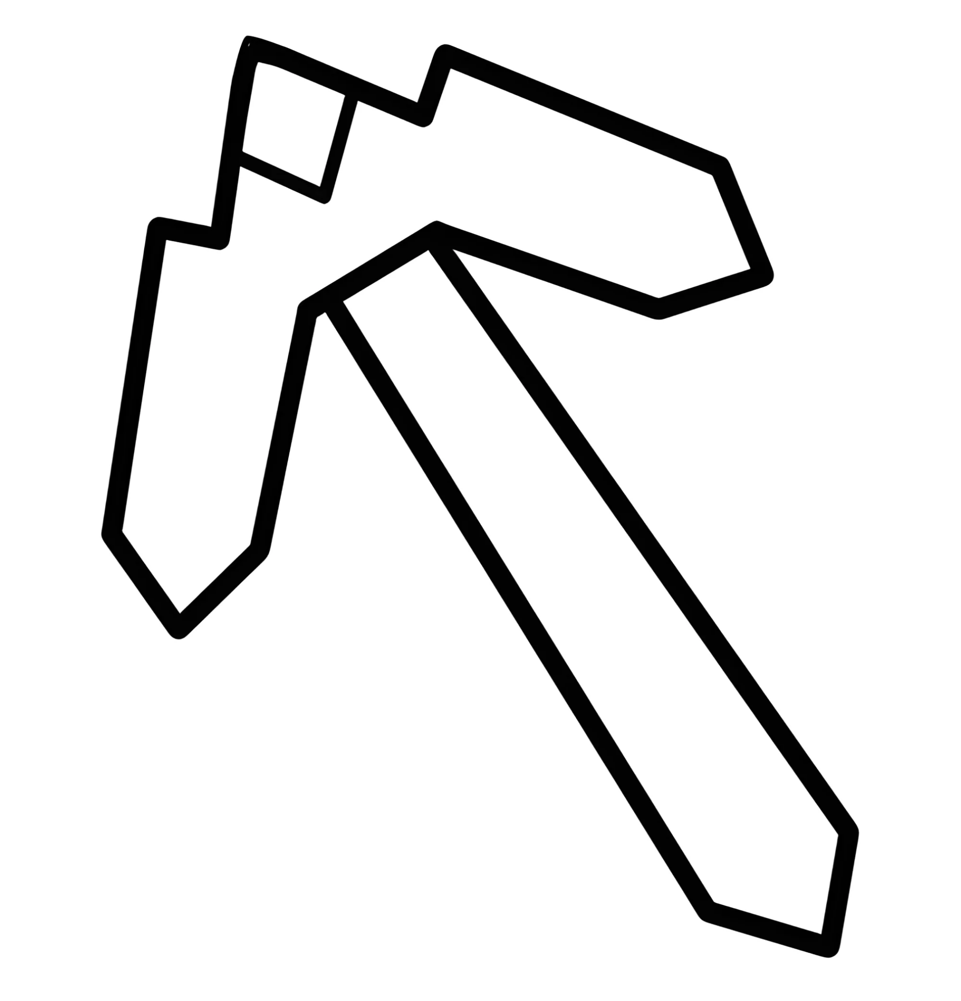 Кирка №3204. Раскраски из игр. Майнкрафт.