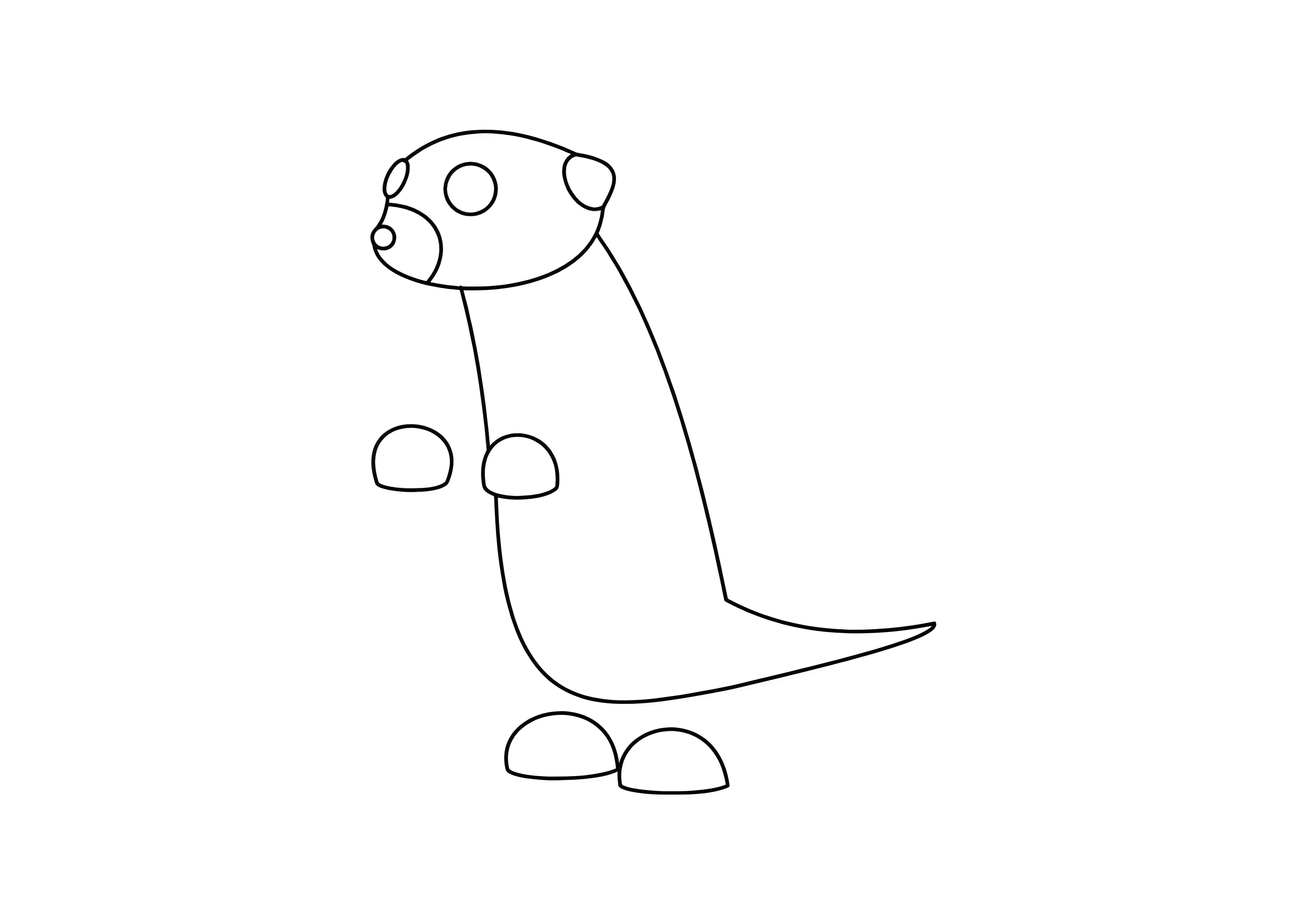 Сурикат №4126. Раскраски из игр. Роблокс.