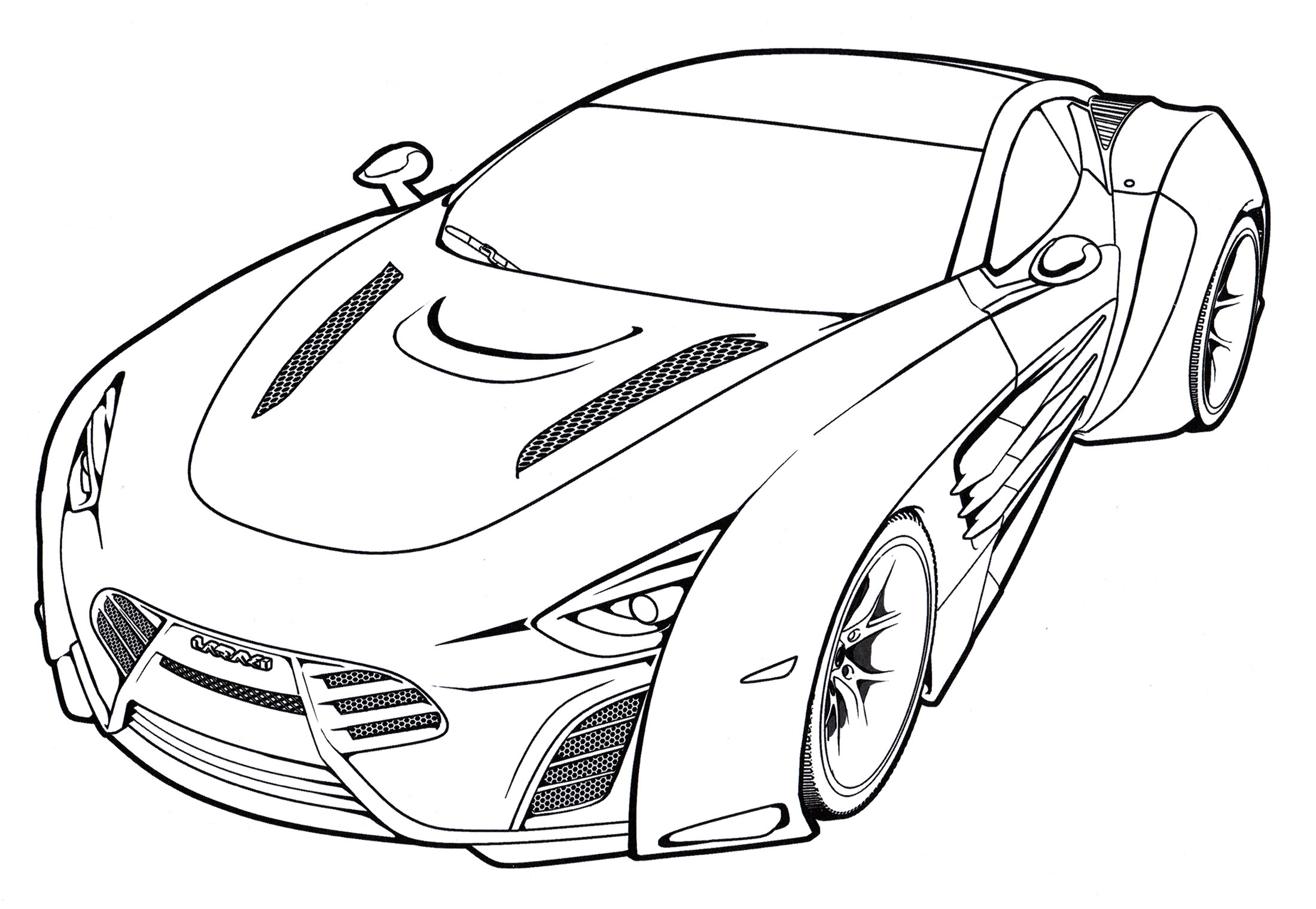 Laraki Epitome Concept №1891. Раскраски для мальчиков по категориям. Машины.