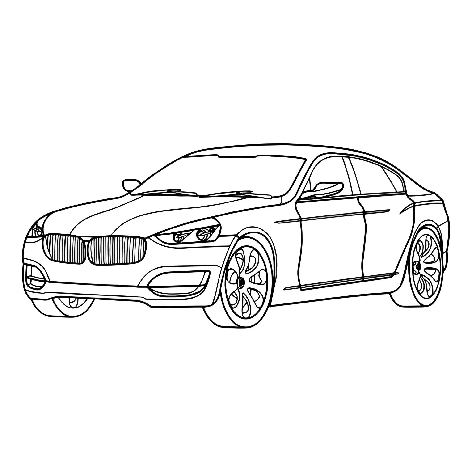 БМВ M5 CS №3233. Раскраски машины по маркам. БМВ BMW.