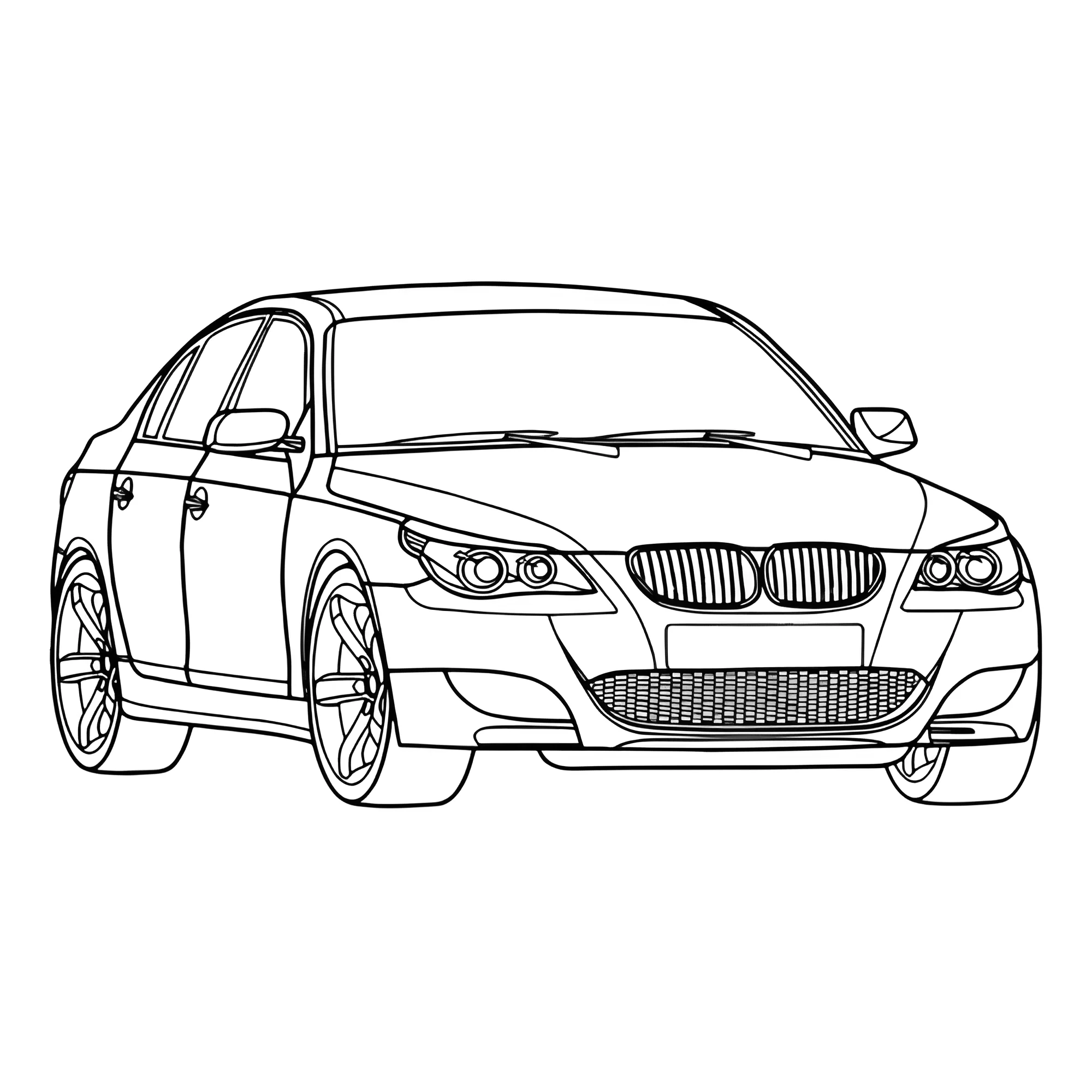 БМВ М5 (E60 №3234. Раскраски машины по маркам. БМВ BMW.