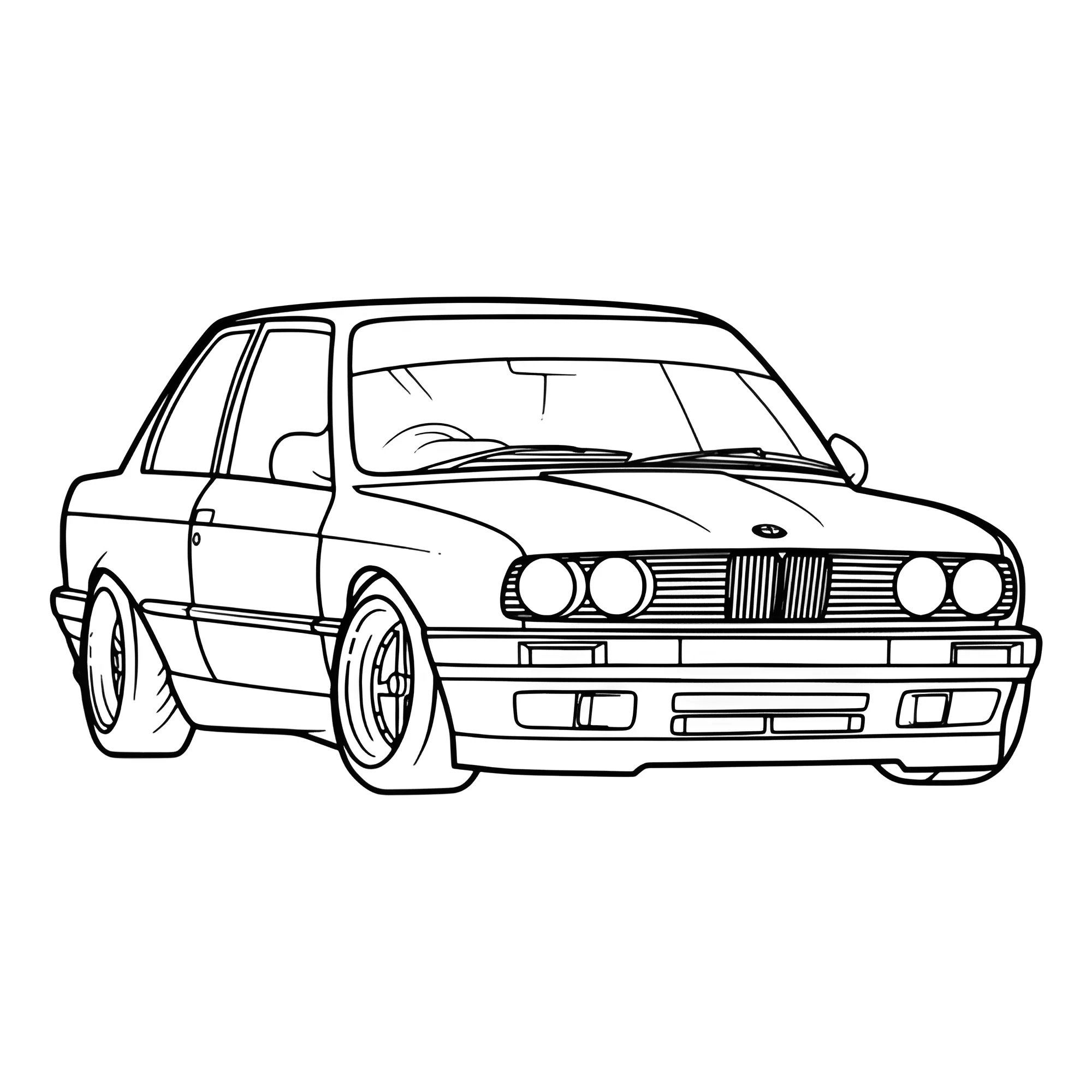 Легендарный БМВ 6 серии (E24 №3261. Раскраски машины по маркам. БМВ BMW.