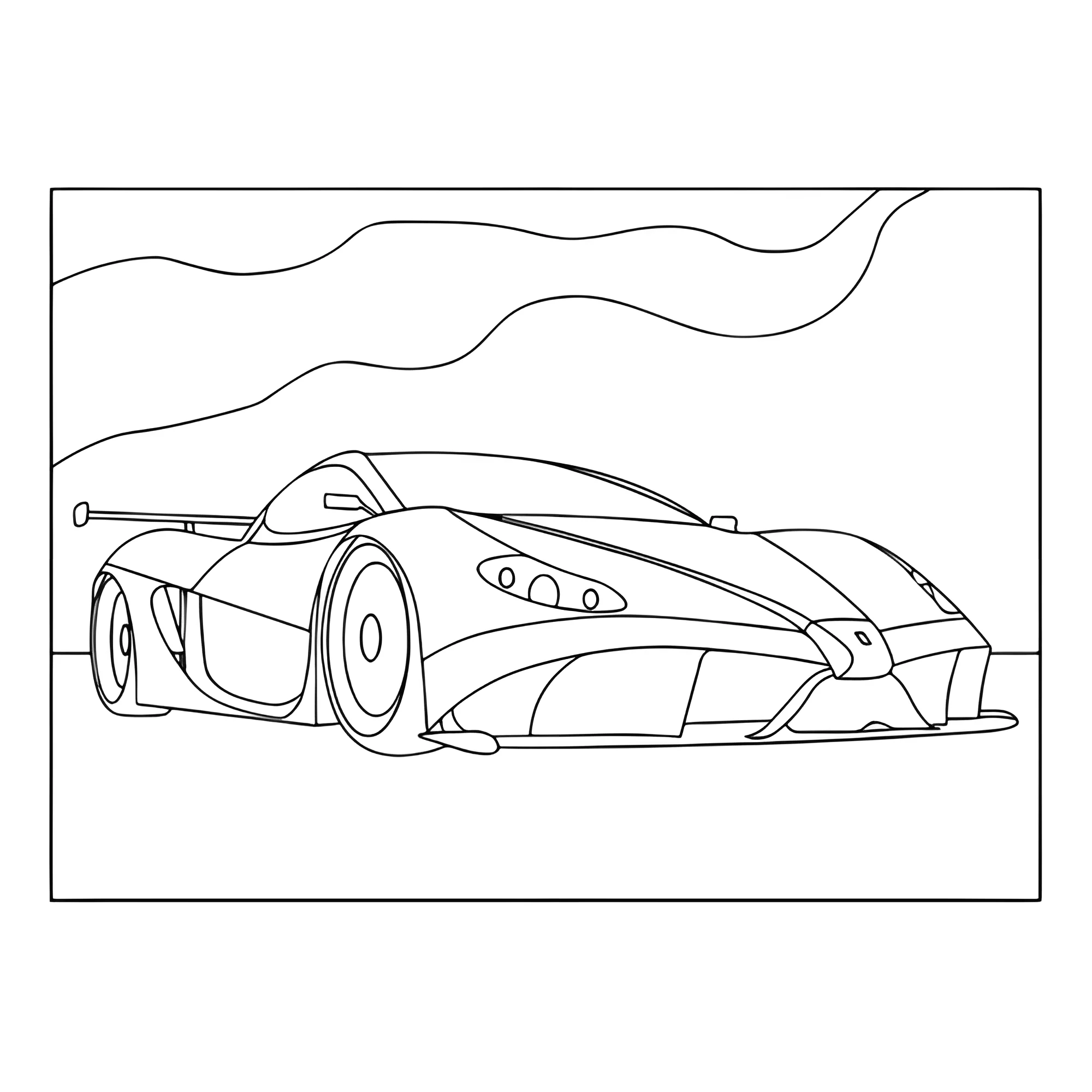Феррари Аурера №3810. Раскраски машины по маркам. Феррари Ferrari.