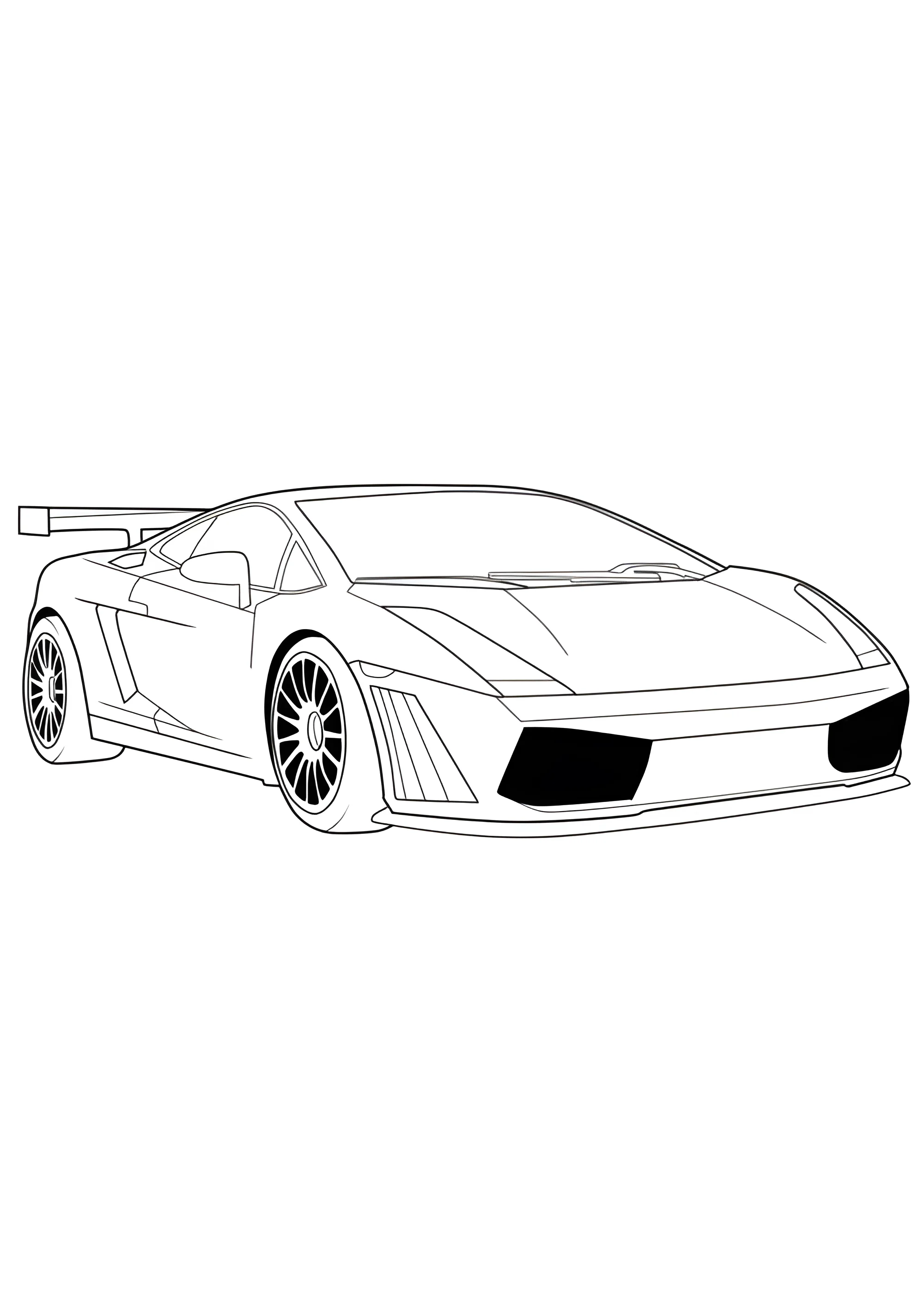 Крутая ламба №3771. Раскраски машины по маркам. Ламборджини Lamborghini.