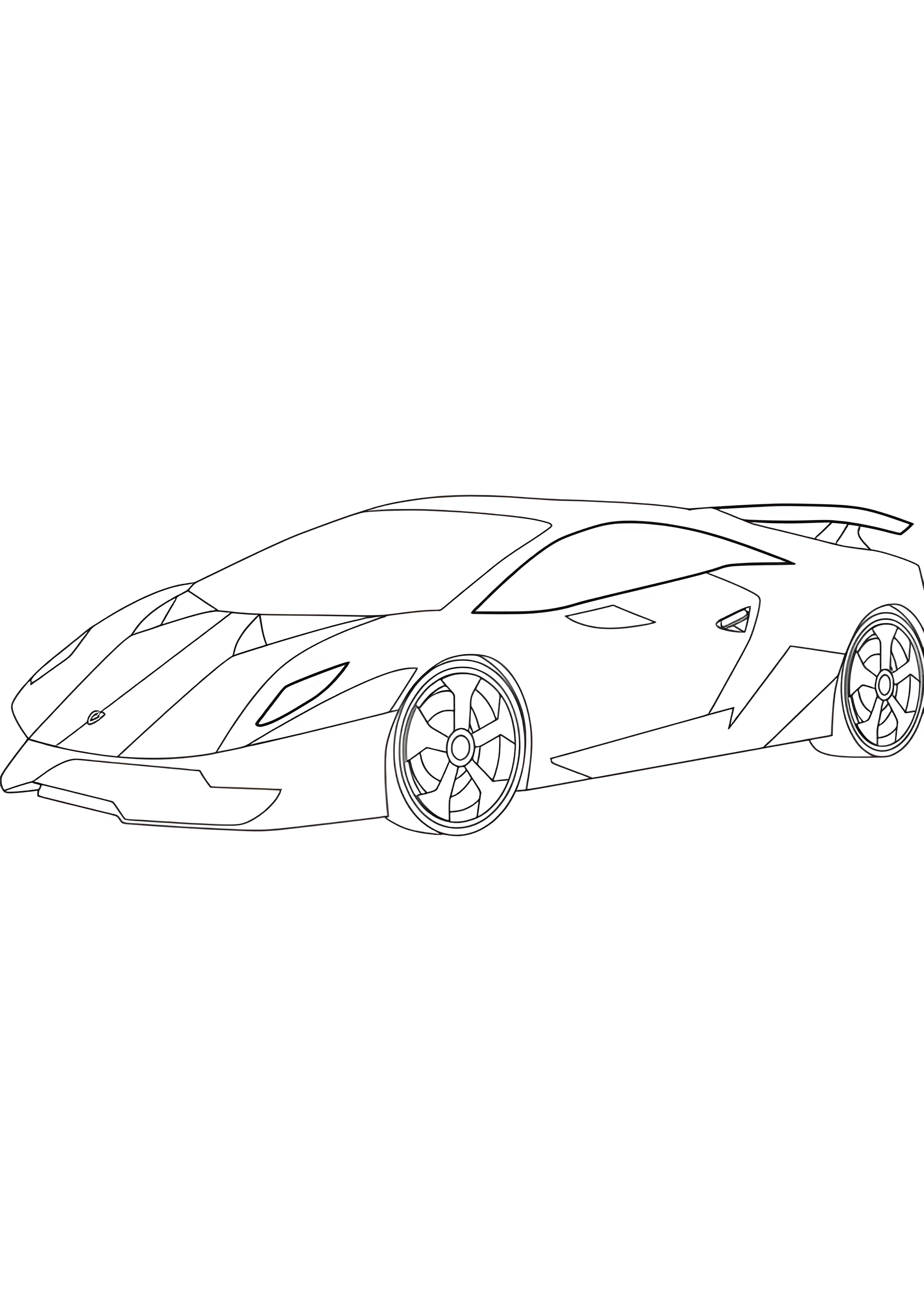 Ламборгини для детей №3786. Раскраски машины по маркам. Ламборджини Lamborghini.