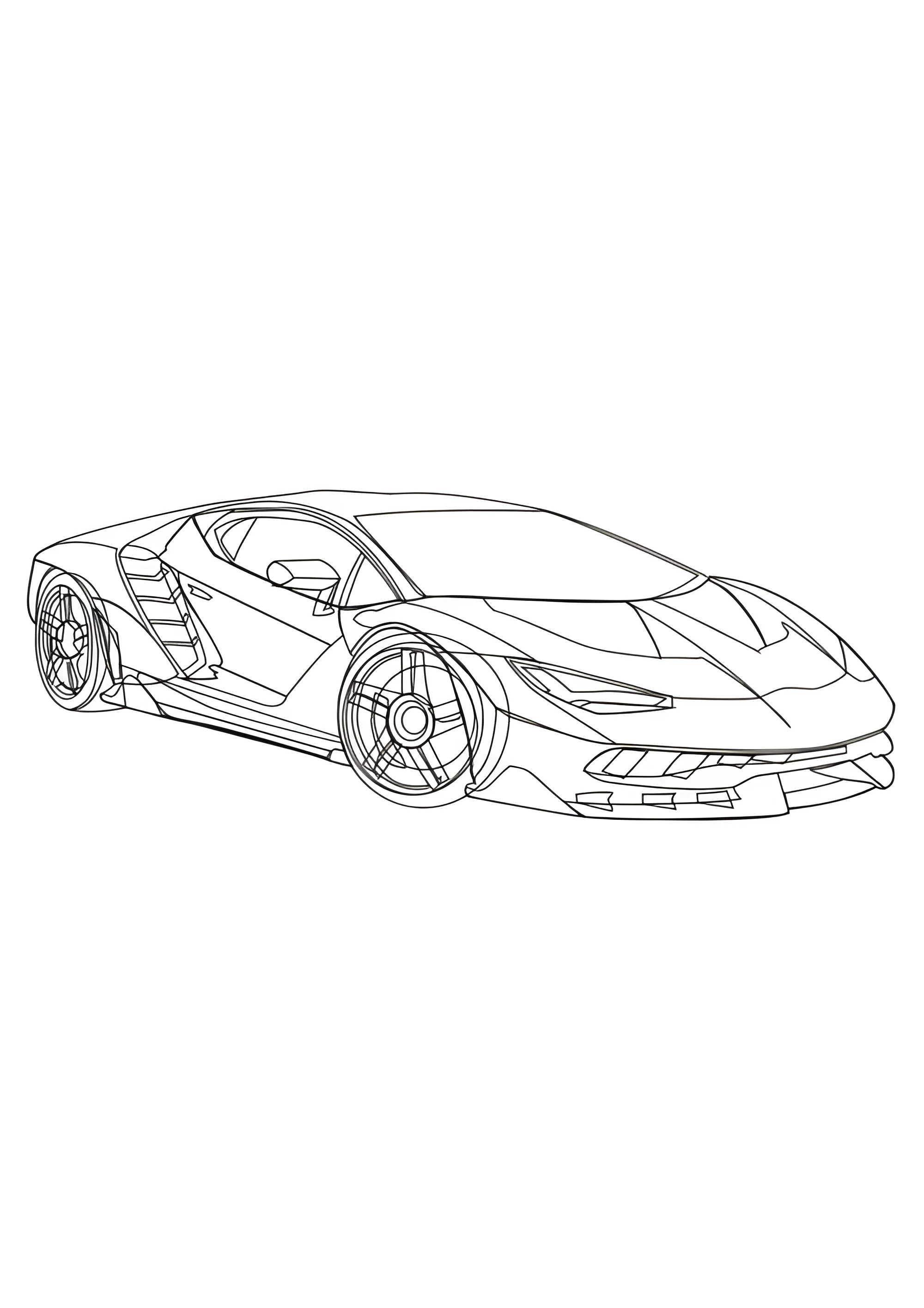 Новая ламба №3779. Раскраски машины по маркам. Ламборджини Lamborghini.