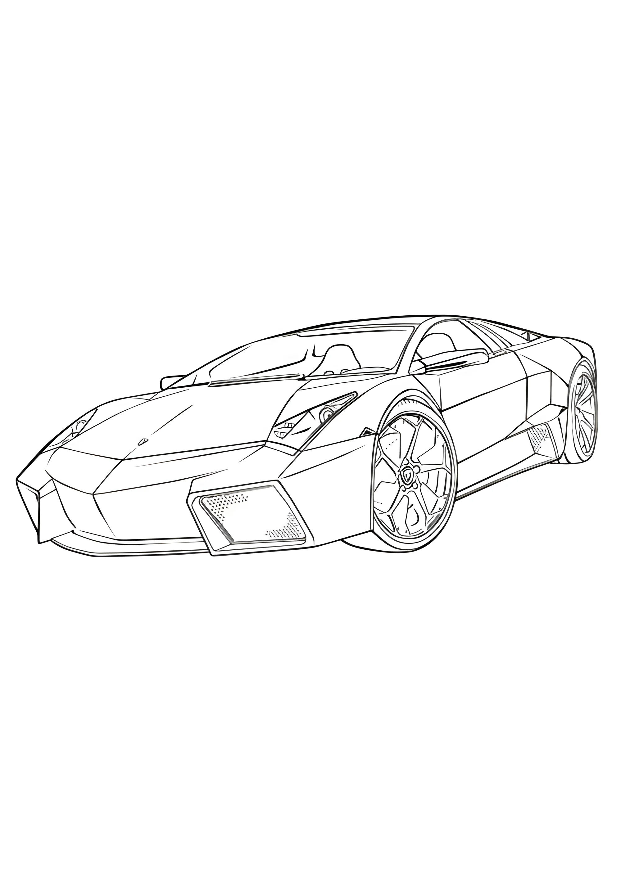 Клевая ламборгини №3791. Раскраски машины по маркам. Ламборджини Lamborghini.
