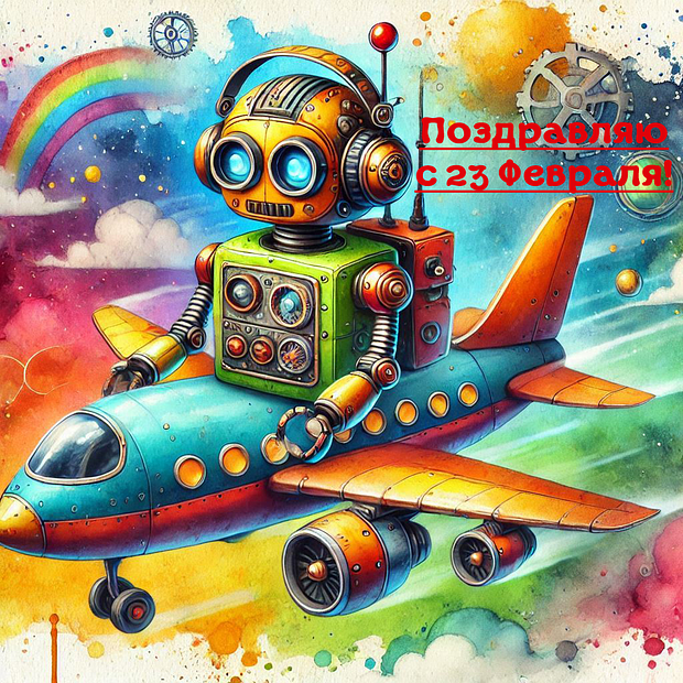 Открытка с 23 Февраля мужчинам детям №2435. Открытки. Готовые открытки на 23 февраля.