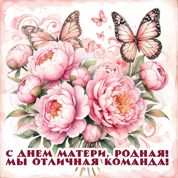 Открытка с Днем матери №2413. Открытки. Готовые открытки на день матери.