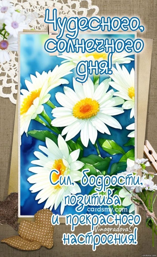 Чудесного солнечного дня. Открытки Хорошего дня №1199. Открытки. Готовые открытки хорошего дня.