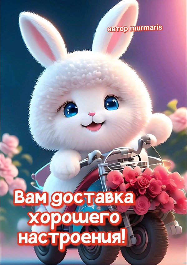 Вам доставка хорошего настроения. Открытки Хорошего дня №1274. Открытки. Готовые открытки хорошего дня.