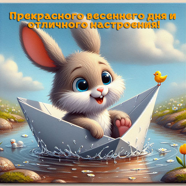 Открытка с теплыми пожеланиями хорошего дня №2056. Открытки. Готовые открытки хорошего дня.