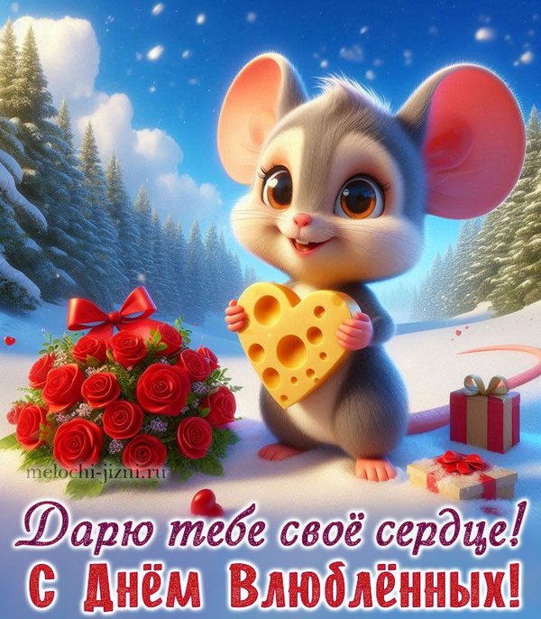 Дарю тебе свое сердце. С Днём Влюблённых. Открытки на 14 февраля С Днём Святого Валентина №591. Открытки. Поздравительные открытки на День святого Валентина.