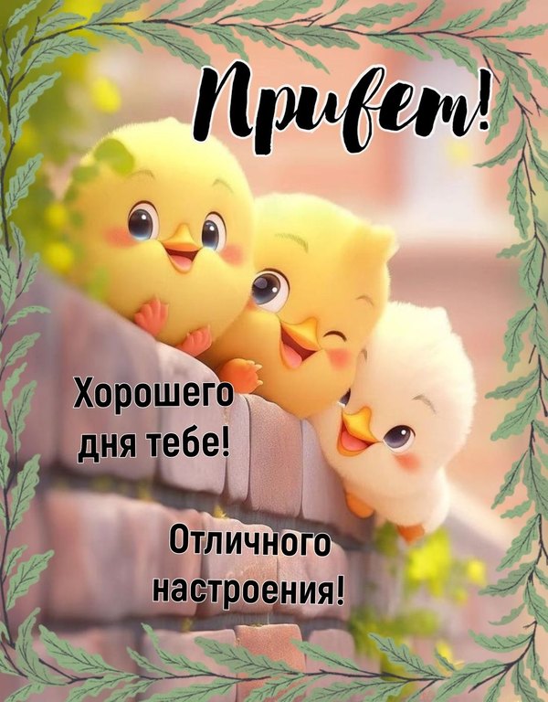 Открытки Привет №625. Открытки. Готовые открытки Привет и Приветик.