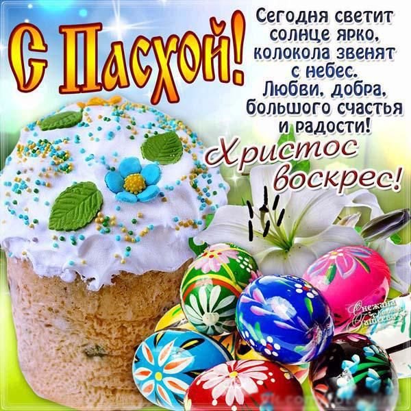 Открытка С Пасхой. Открытки на Пасху №927. Открытки. Готовые открытки на Пасху.